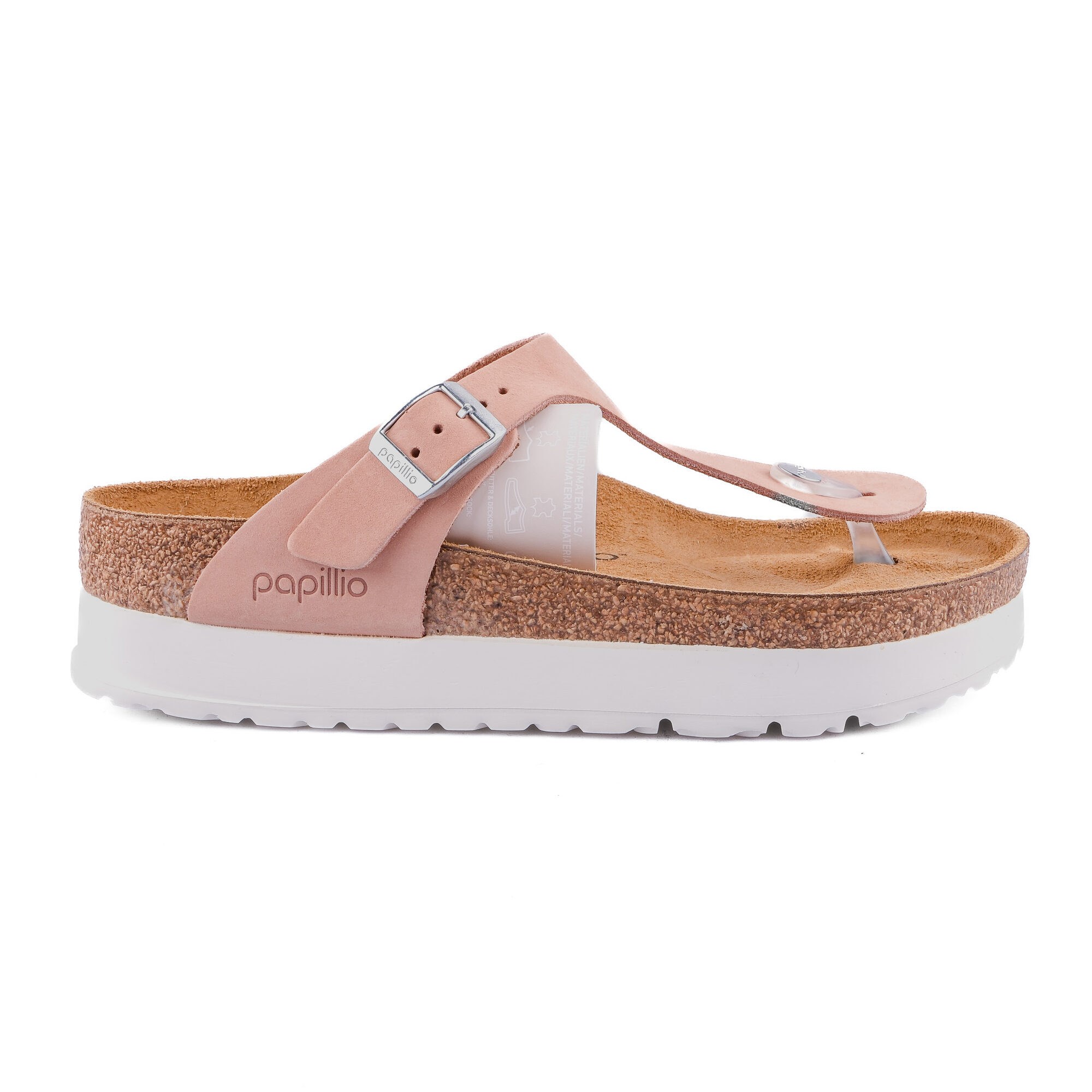 Birkenstock Kadın Parmak Arası Terlik Pap Plex Platrfom Pink Mantar 1026980 SOFT PİNK - Birkenstock
