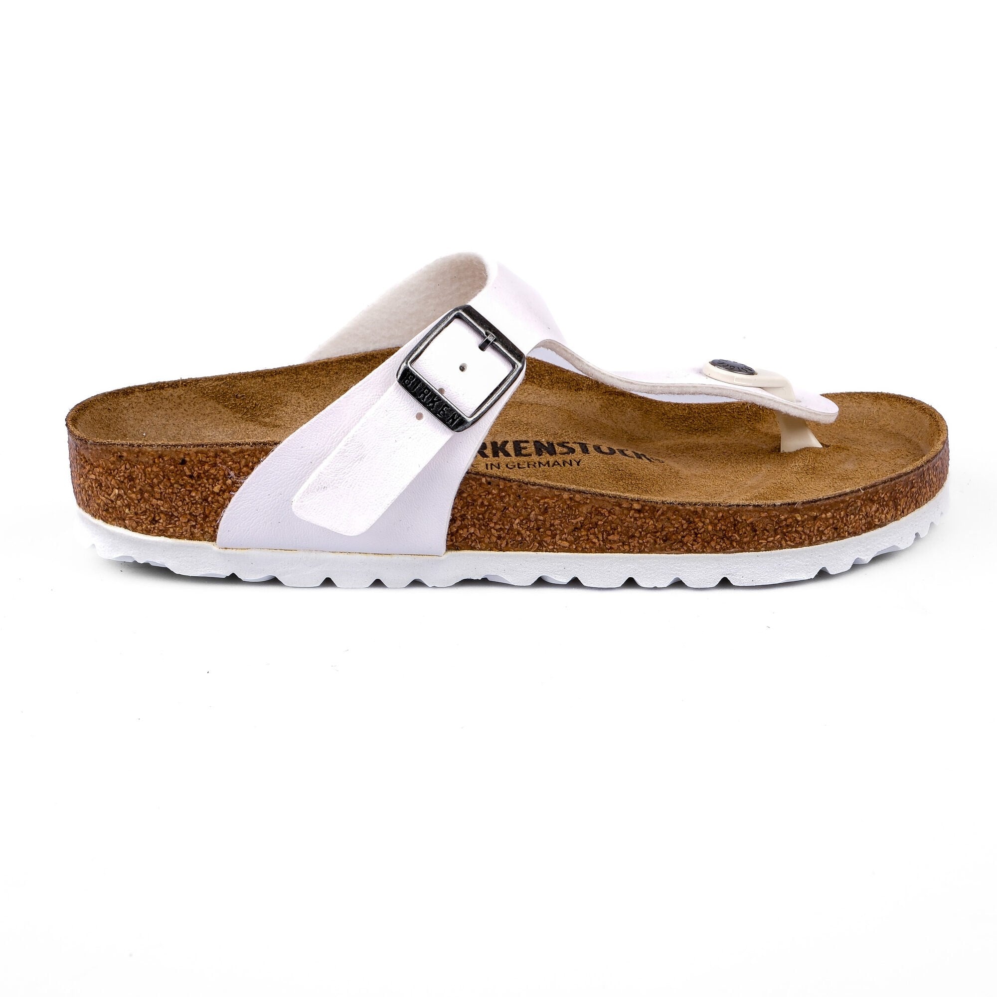 Birkenstock Kadın Parmak Arası Terlik Gizeh White Mantar 745531 WHİTE - Birkenstock
