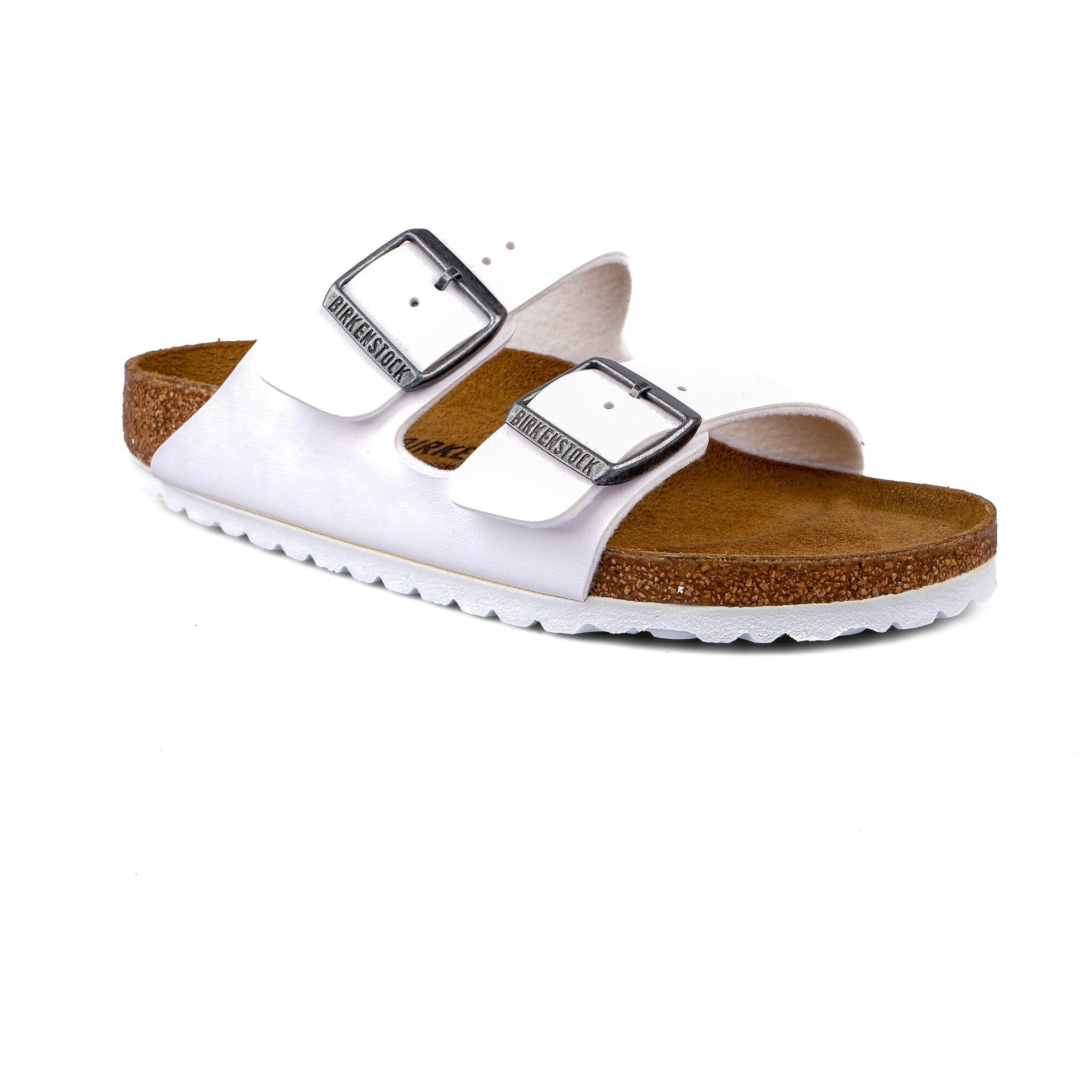 Birkenstock Unisex Çift Bantlı Terlik Arizona White Mantar 0552683 WHİTE - Birkenstock