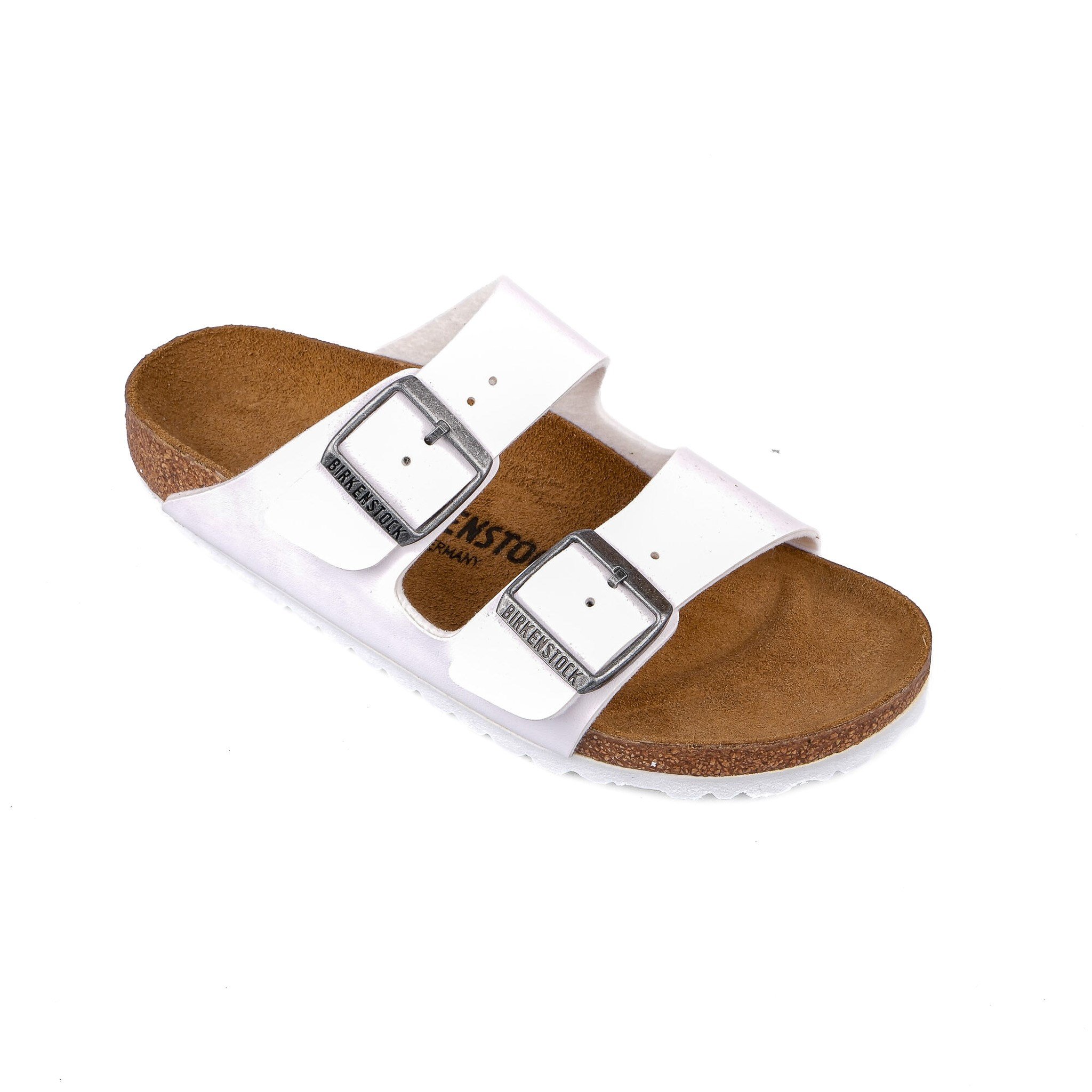 Birkenstock Unisex Çift Bantlı Terlik Arizona White Mantar 0552683 WHİTE - Birkenstock
