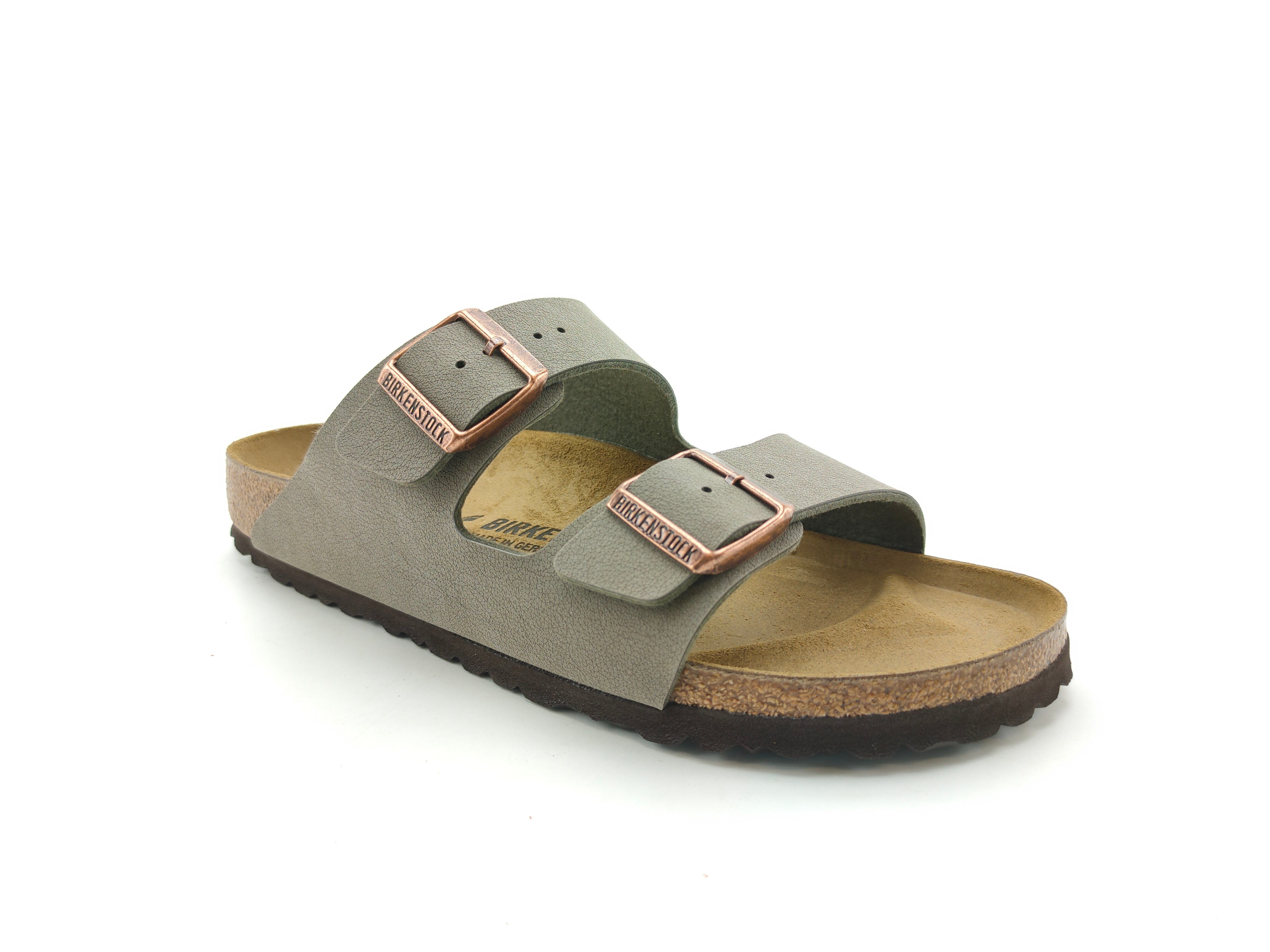 Birkenstock Unisex Çift Bantlı Terlik Arizona Stone Mantar 151213 STONE - Birkenstock