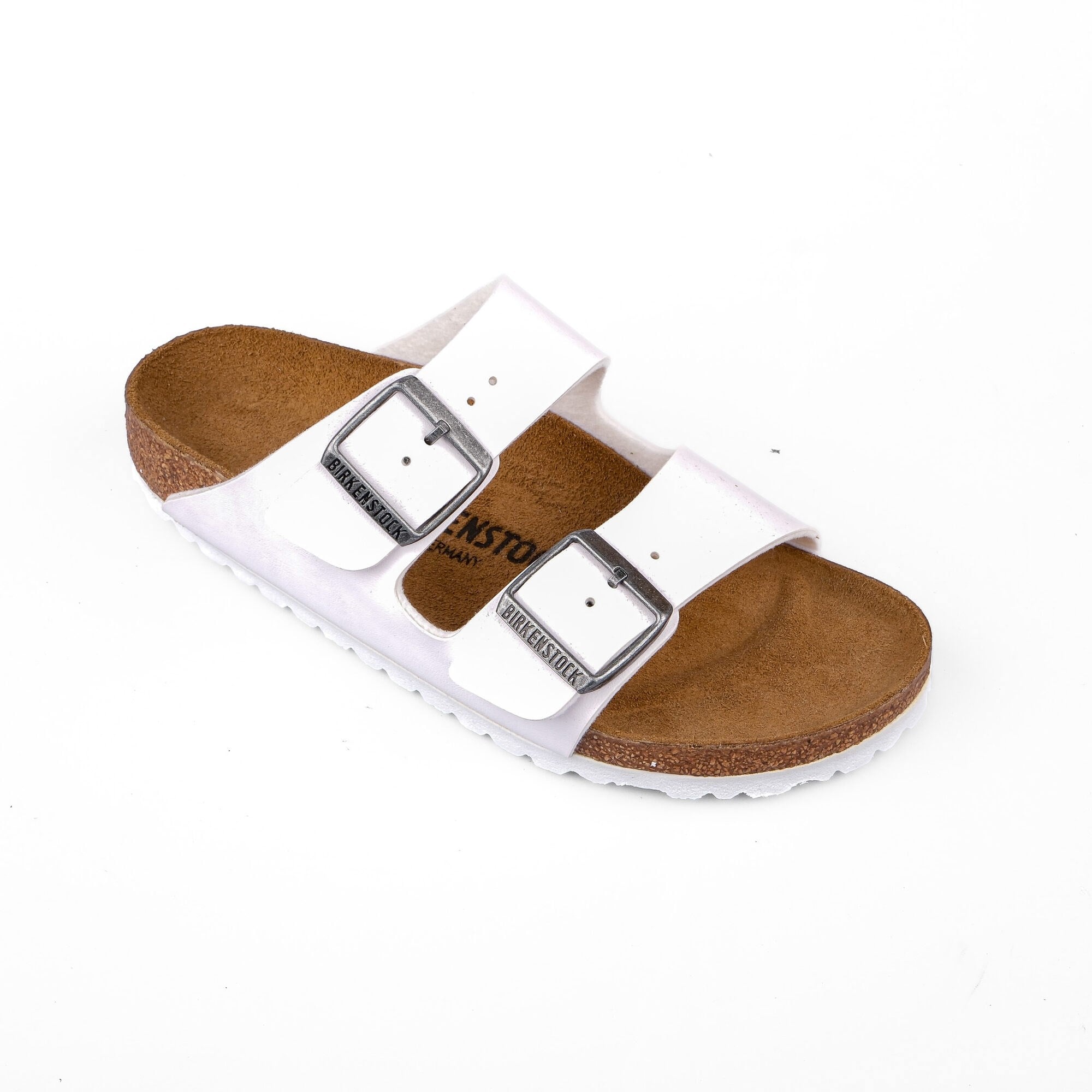 Birkenstock Unisex Çift Bantlı Terlik Arizona White Mantar 0552683 WHİTE - Birkenstock