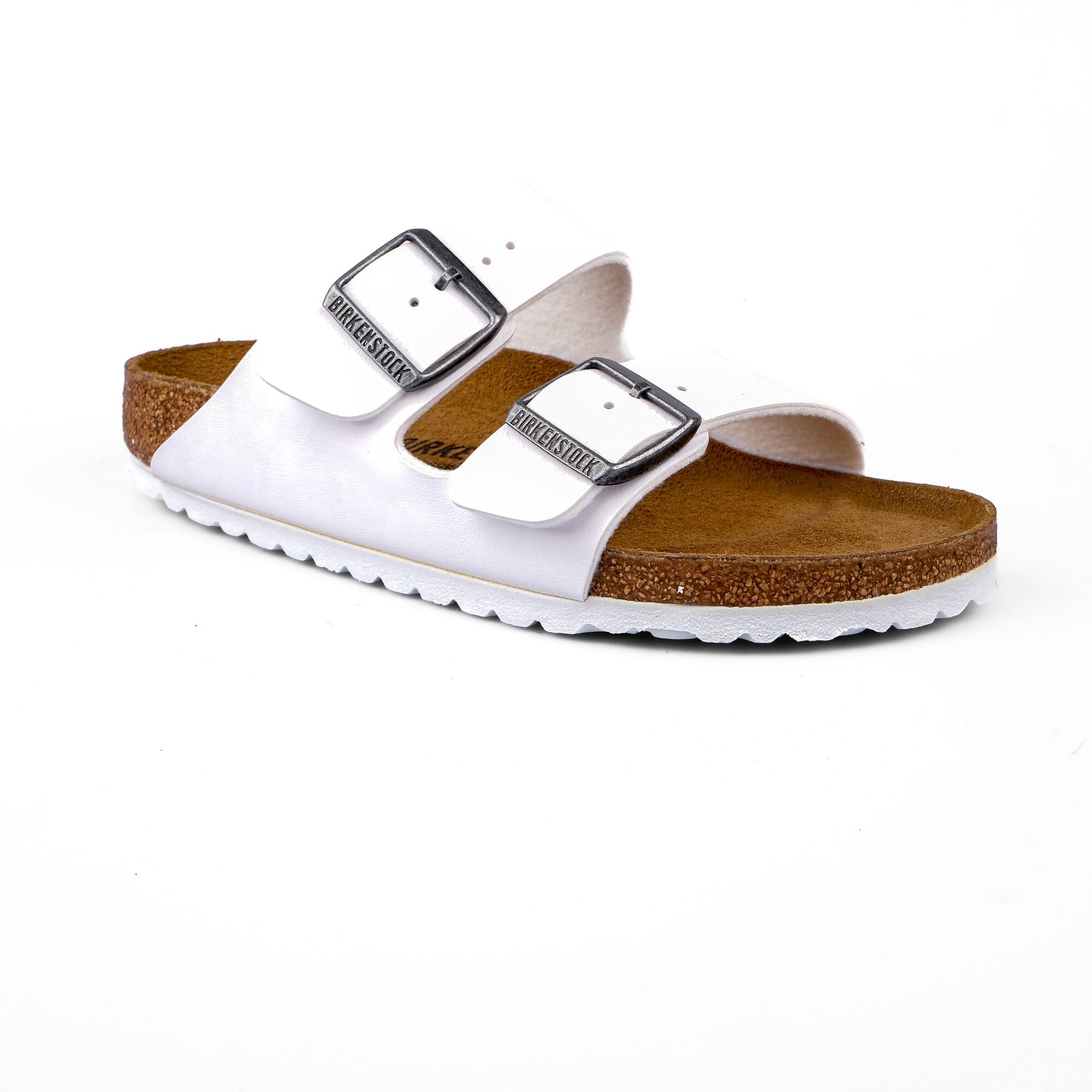 Birkenstock Unisex Çift Bantlı Terlik Arizona White Mantar 0552683 WHİTE - Birkenstock