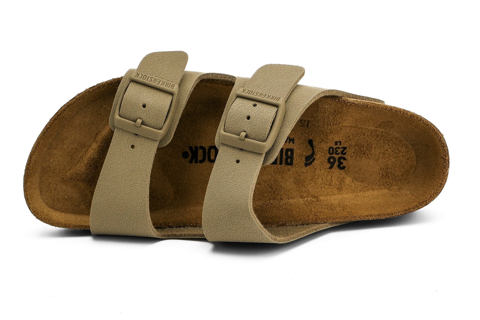 Birkenstock Unisex Çift Bantlı Terlik Arizona Faded Khaki Mantar 1027697 FADED KHAKİ - Birkenstock