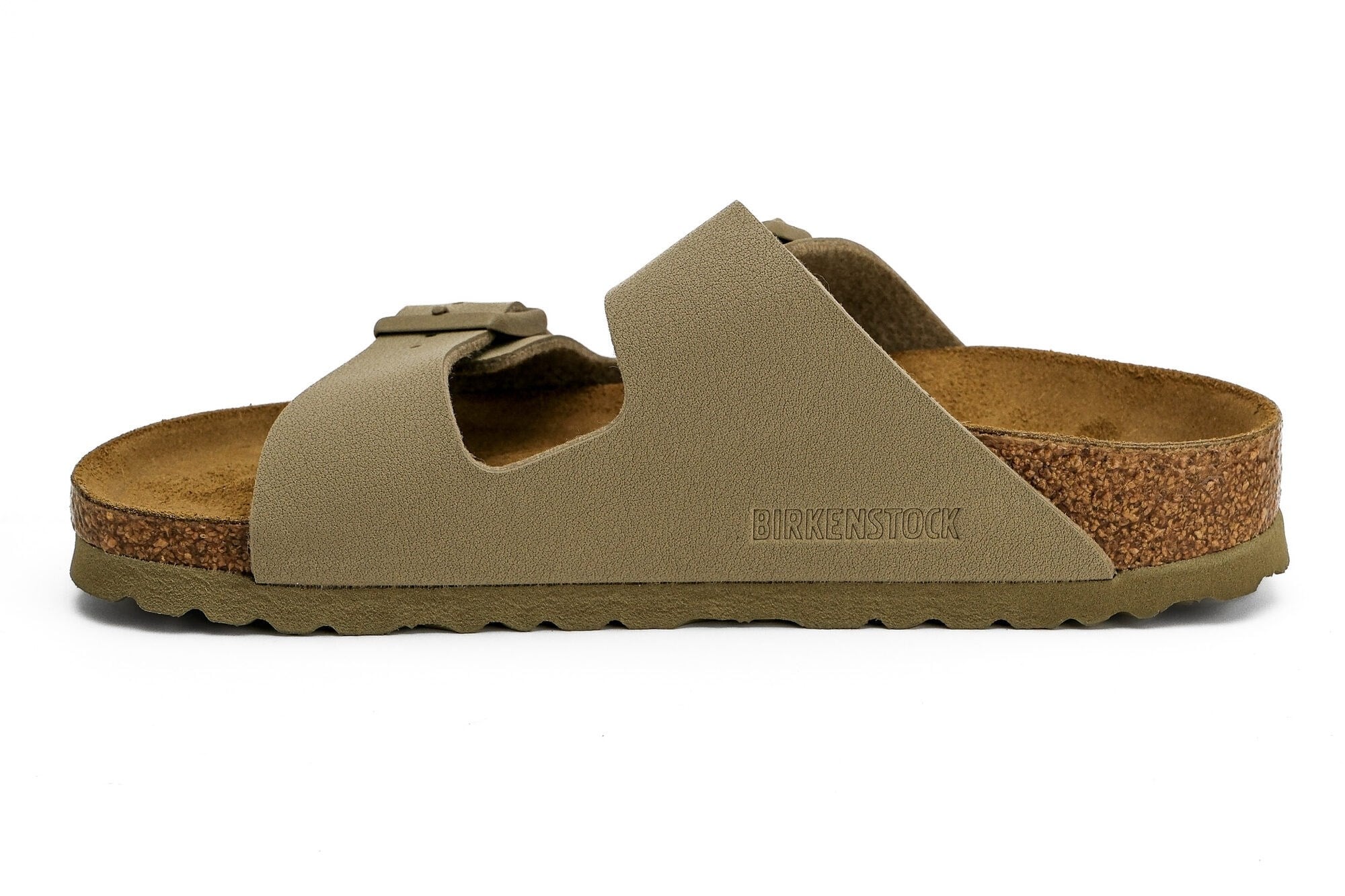 Birkenstock Unisex Çift Bantlı Terlik Arizona Faded Khaki Mantar 1027697 FADED KHAKİ - Birkenstock