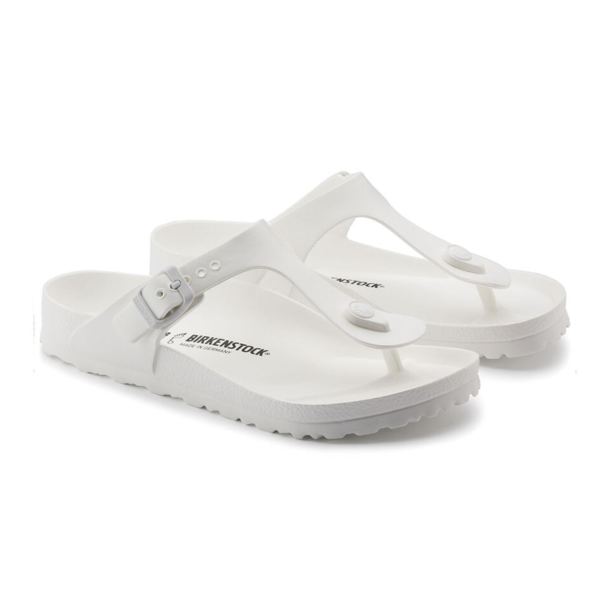 Birkenstock Unisex Parmak Arası Beyaz Terlik Gizeh Eva 128221 WHITE - Birkenstock
