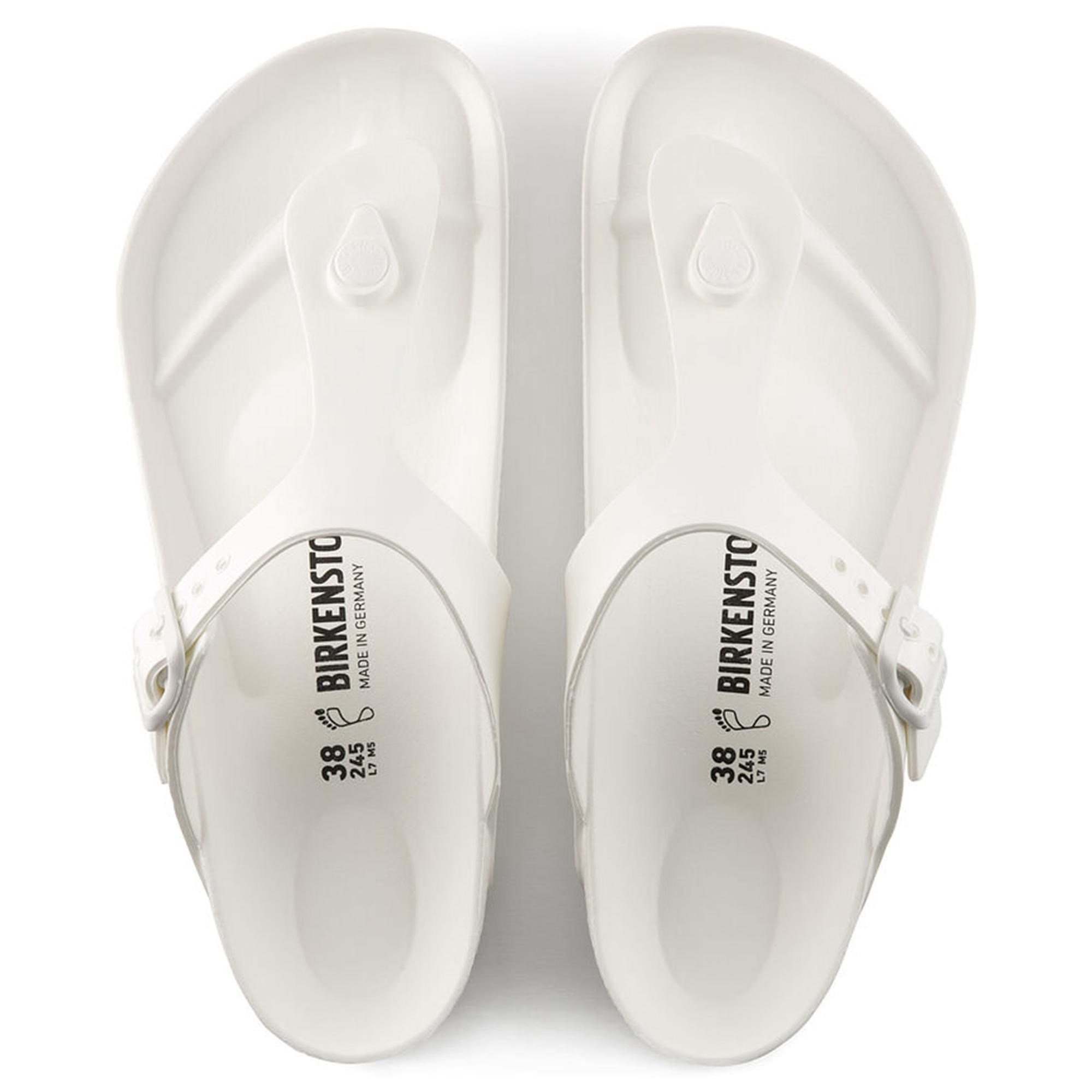 Birkenstock Unisex Parmak Arası Beyaz Terlik Gizeh Eva 128221 WHITE - Birkenstock