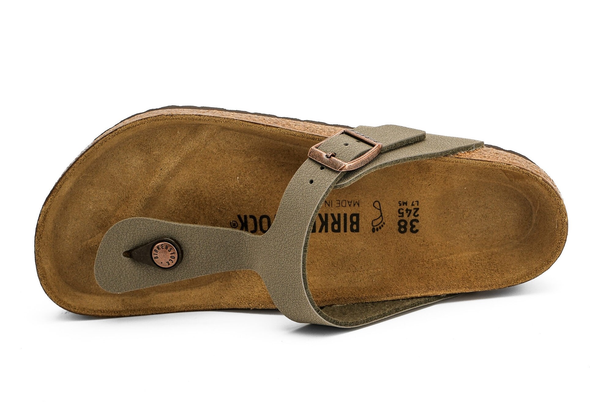 Birkenstock Unisex Parmak Arası Terlik Gizeh Stone Mantar 43391 STONE - Birkenstock