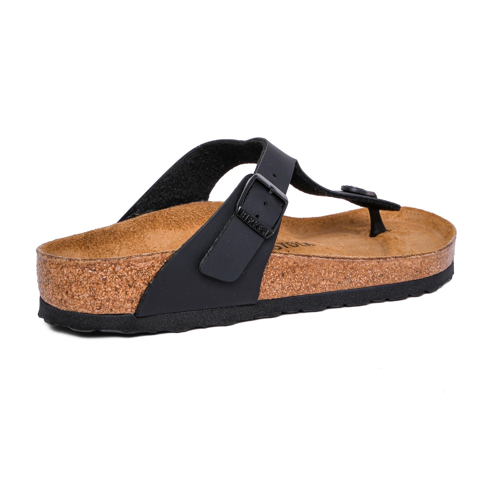 Birkenstock Unisex Parmak Arası Terlik Gizeh Black Mantar 43691 BLACK - Birkenstock