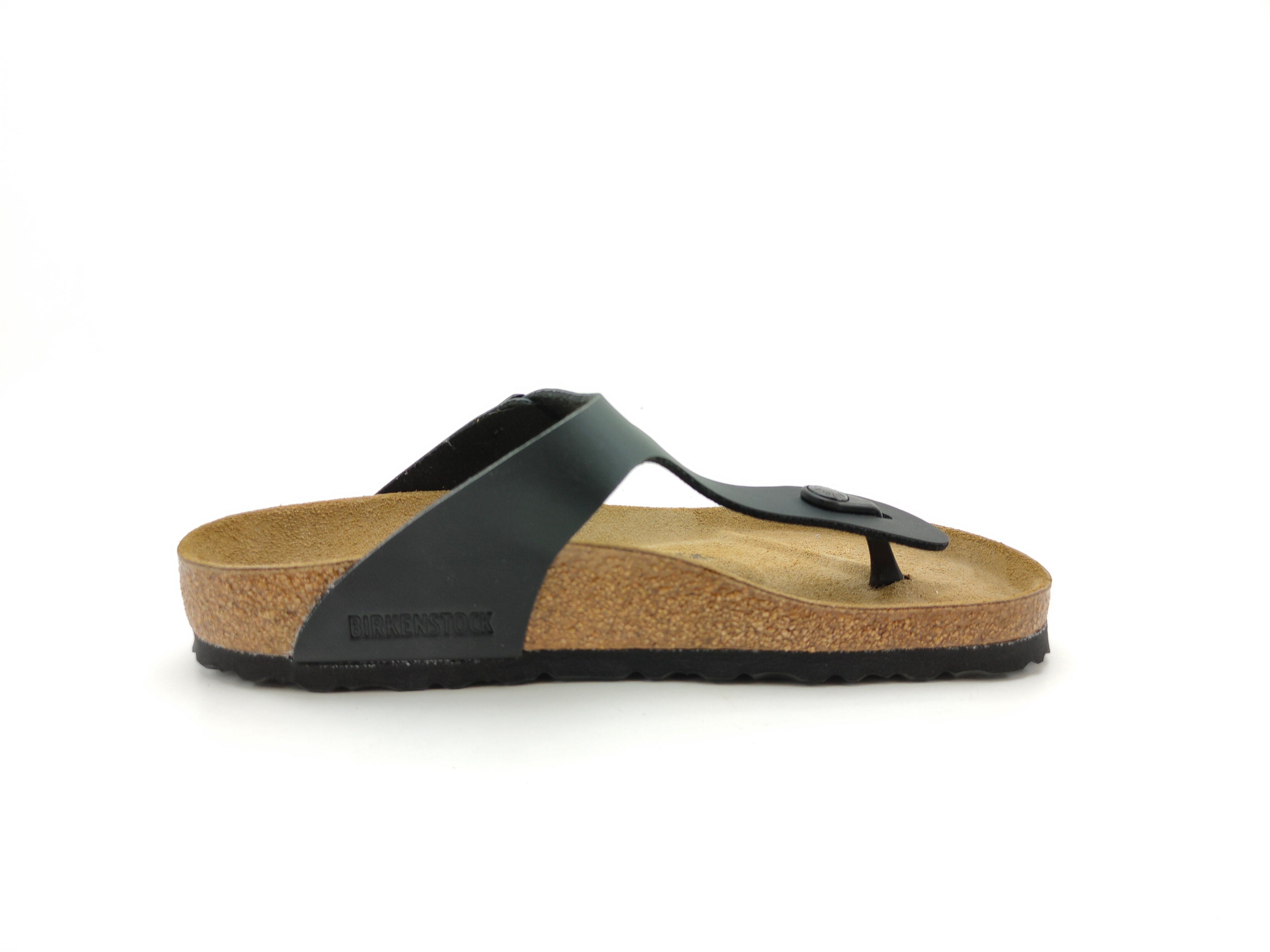 Birkenstock Unisex Parmak Arası Terlik Gizeh Black Mantar 43691 BLACK - Birkenstock