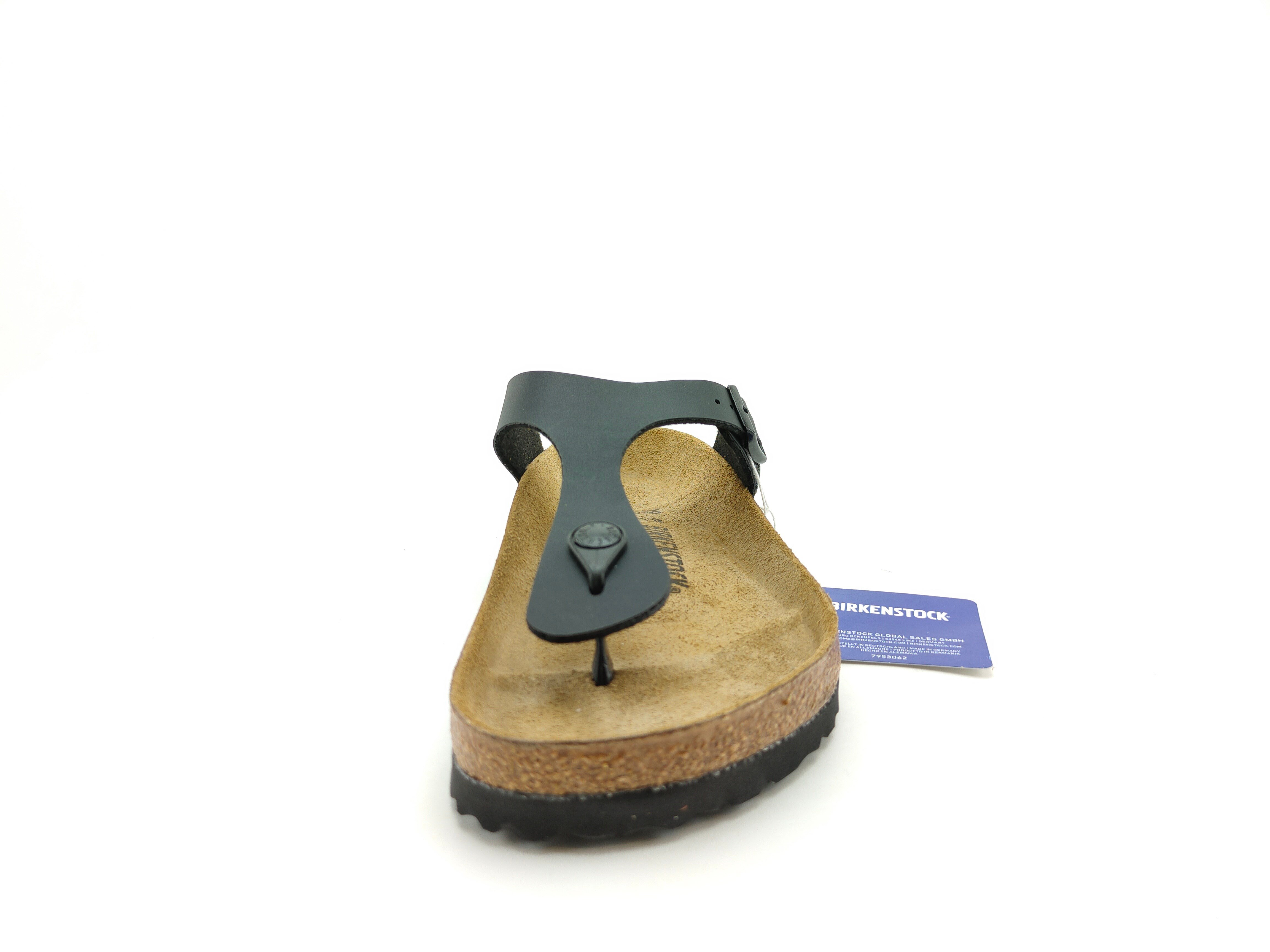 Birkenstock Unisex Parmak Arası Terlik Gizeh Black Mantar 43691 BLACK - Birkenstock