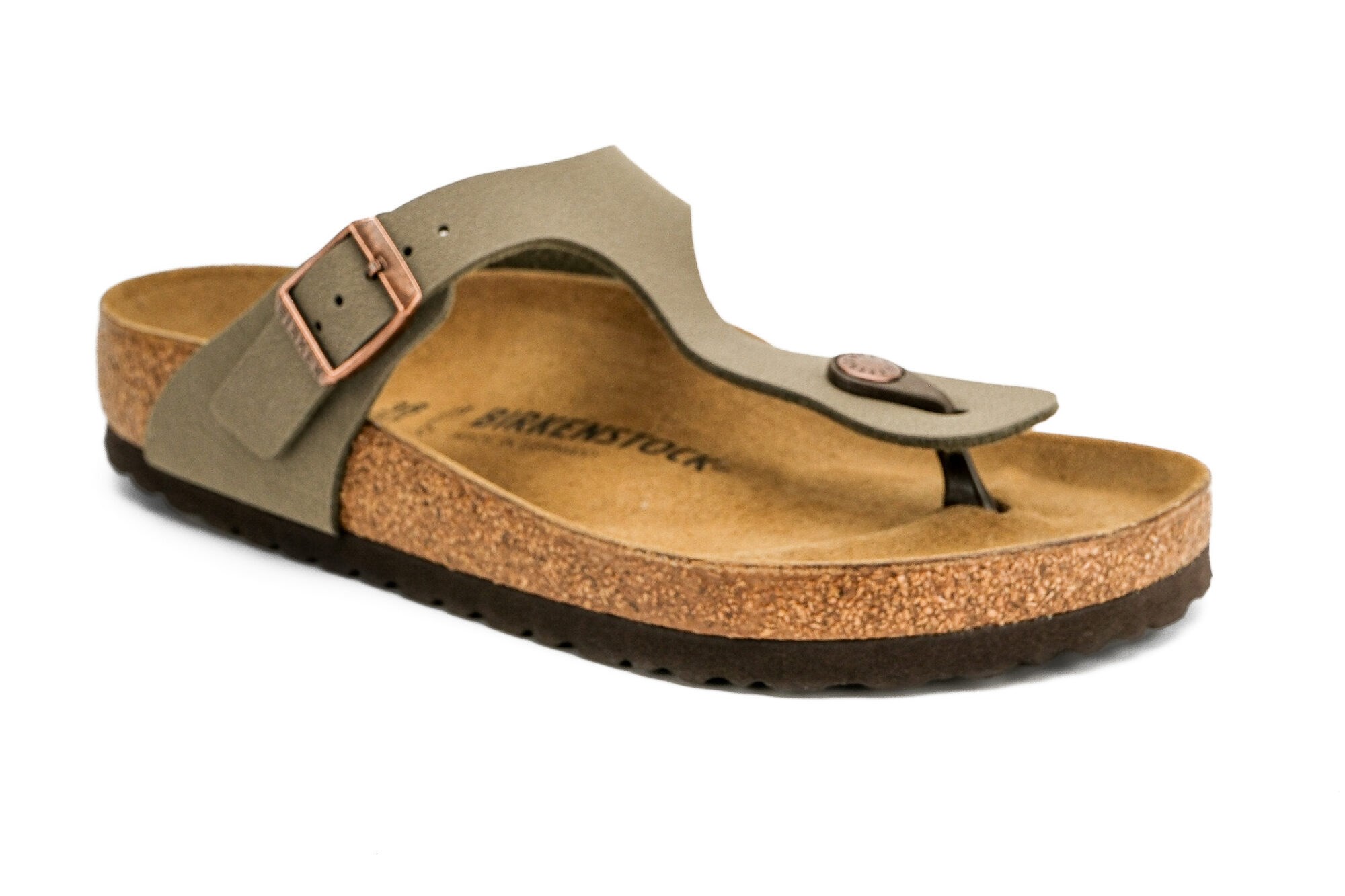 Birkenstock Unisex Parmak Arası Terlik Gizeh Stone Mantar 43391 STONE - Birkenstock