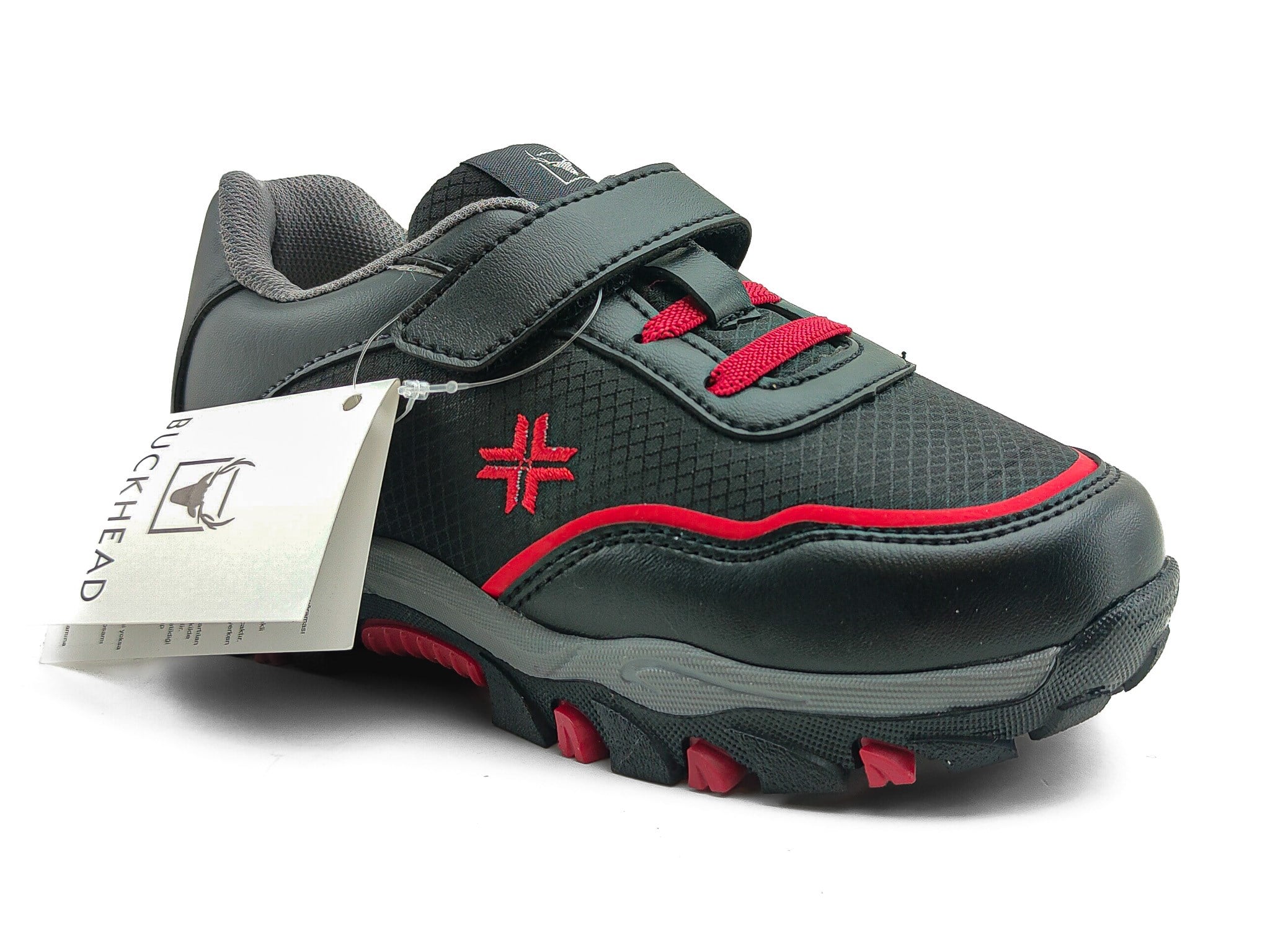 Buckhead Çocuk Benny Spor Ayakkabı 4260 BLACK-RED - Buckhead
