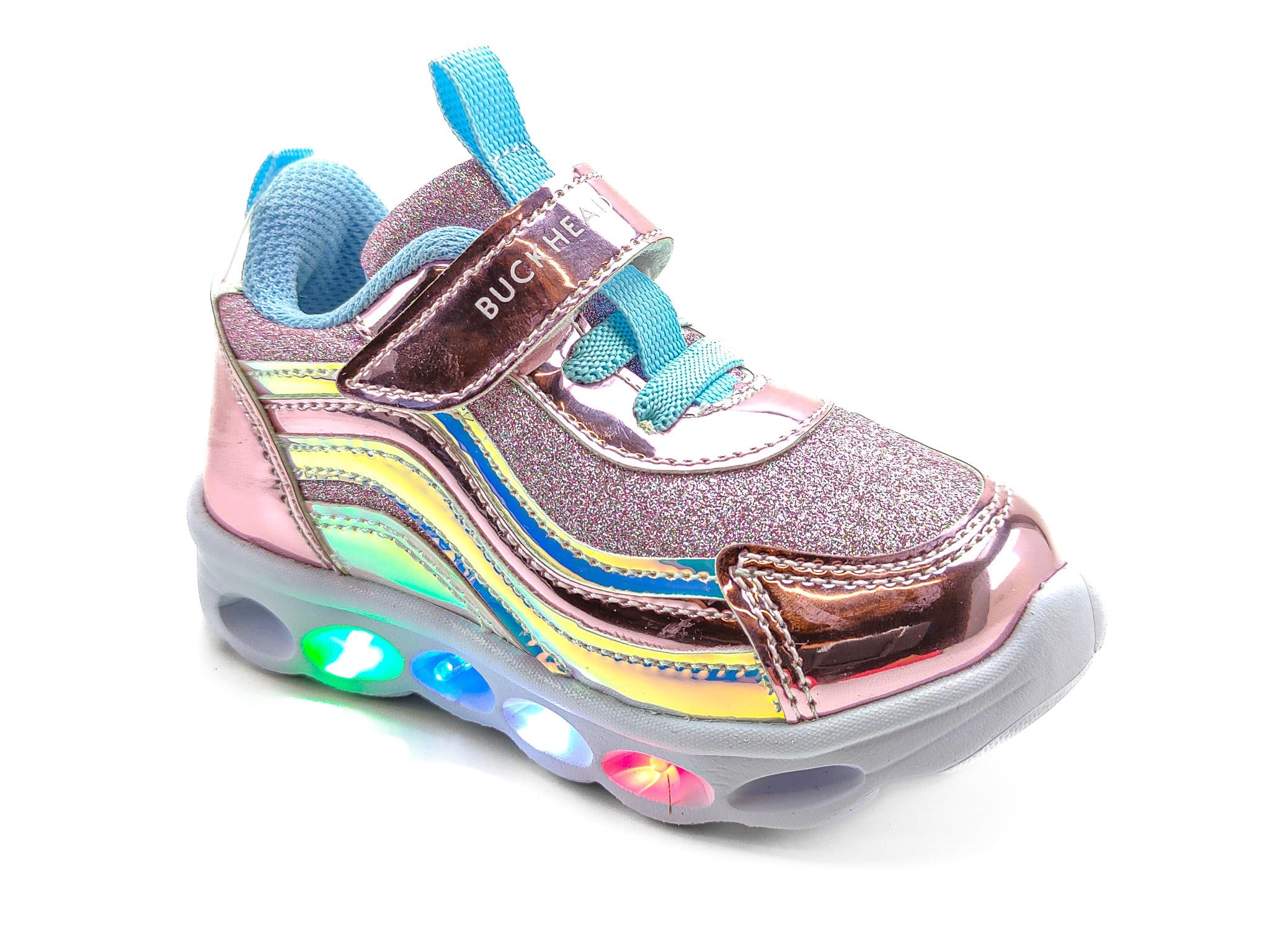 Buckhead Çocuk Işıklı Hologram Spor Ayakkabı 4246 PEMBE - Buckhead