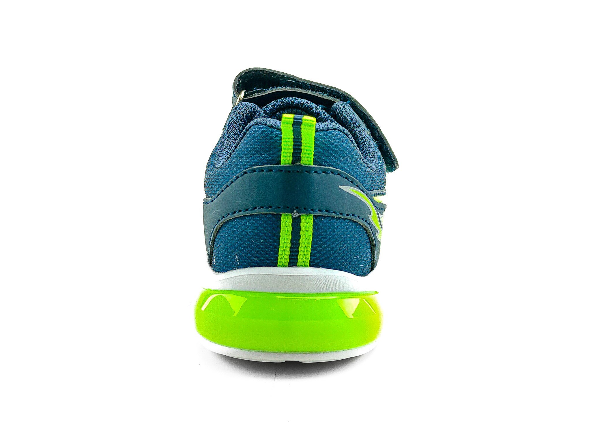 Buckhead Çocuk Işıklı Spor Ayakkabı Cyrus 3022 NAVY / GREEN - Buckhead