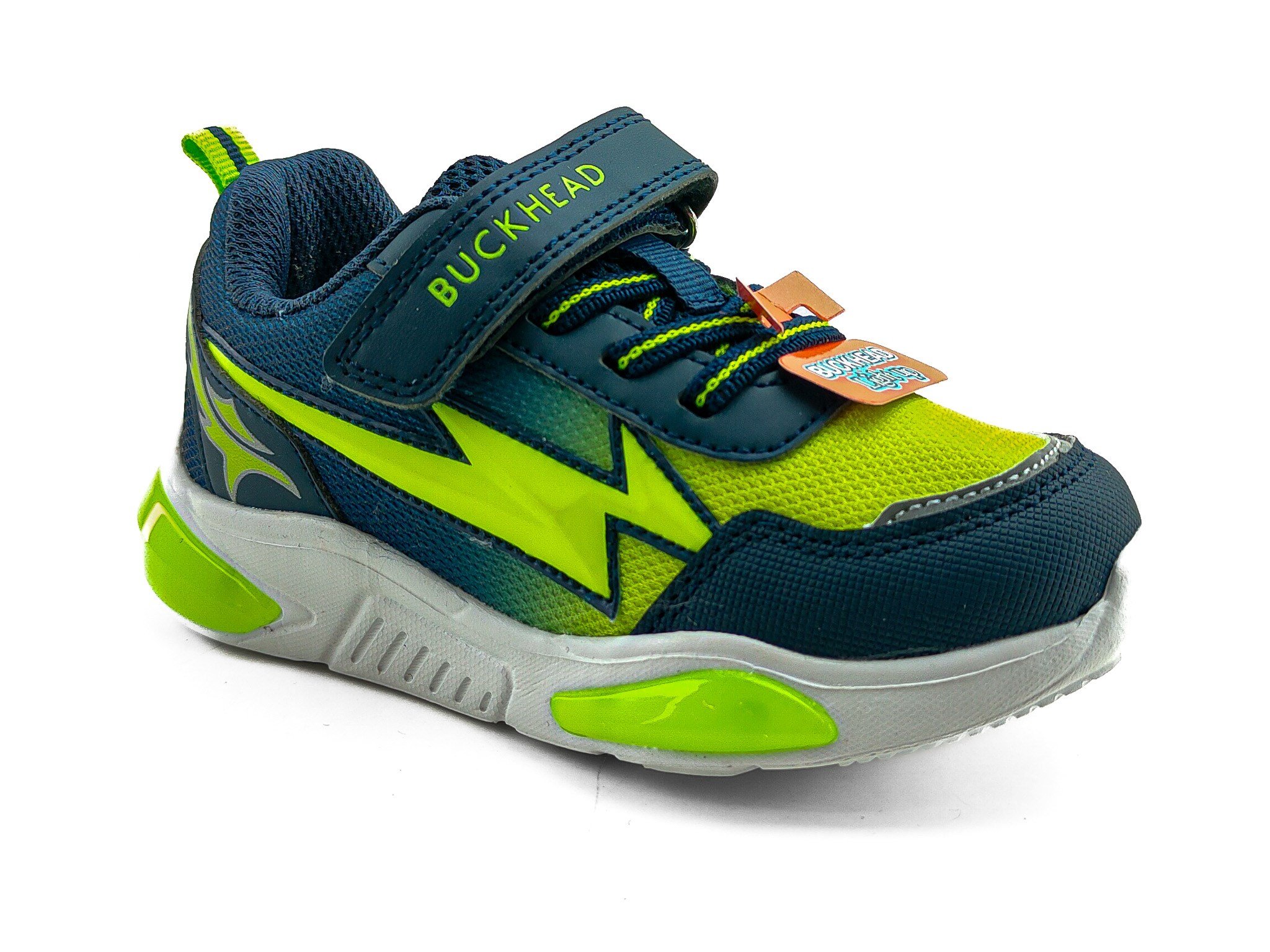 Buckhead Çocuk Işıklı Spor Ayakkabı Cyrus 3022 NAVY / GREEN - Buckhead