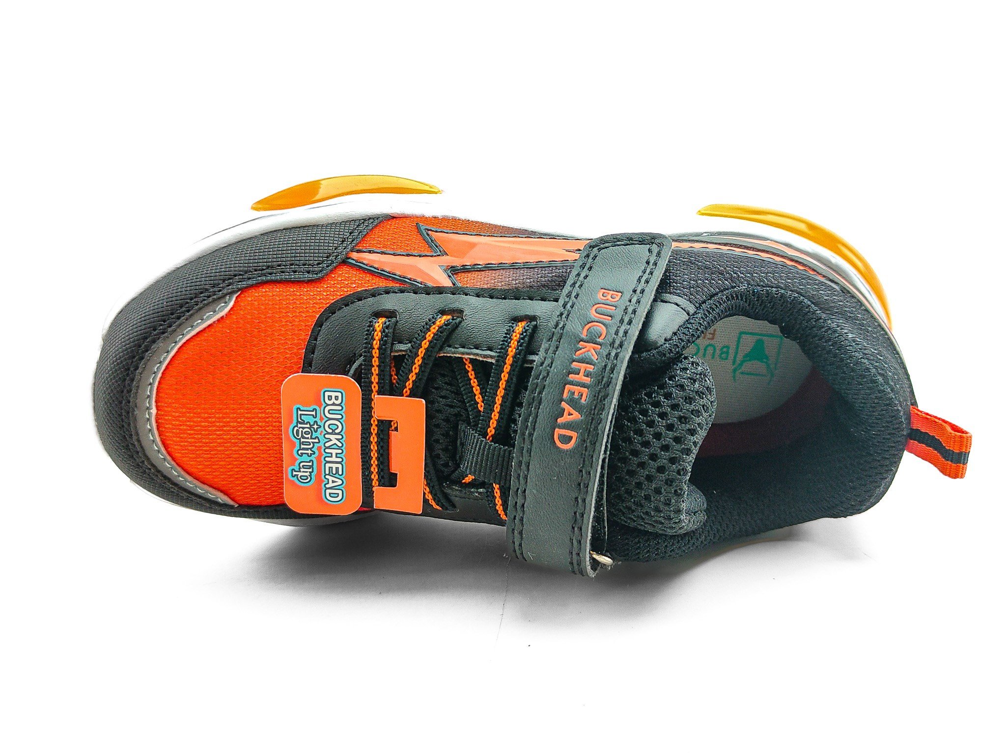 Buckhead Çocuk Işıklı Spor Ayakkabı Cyrus 3022 BLACK / ORANGE - Buckhead