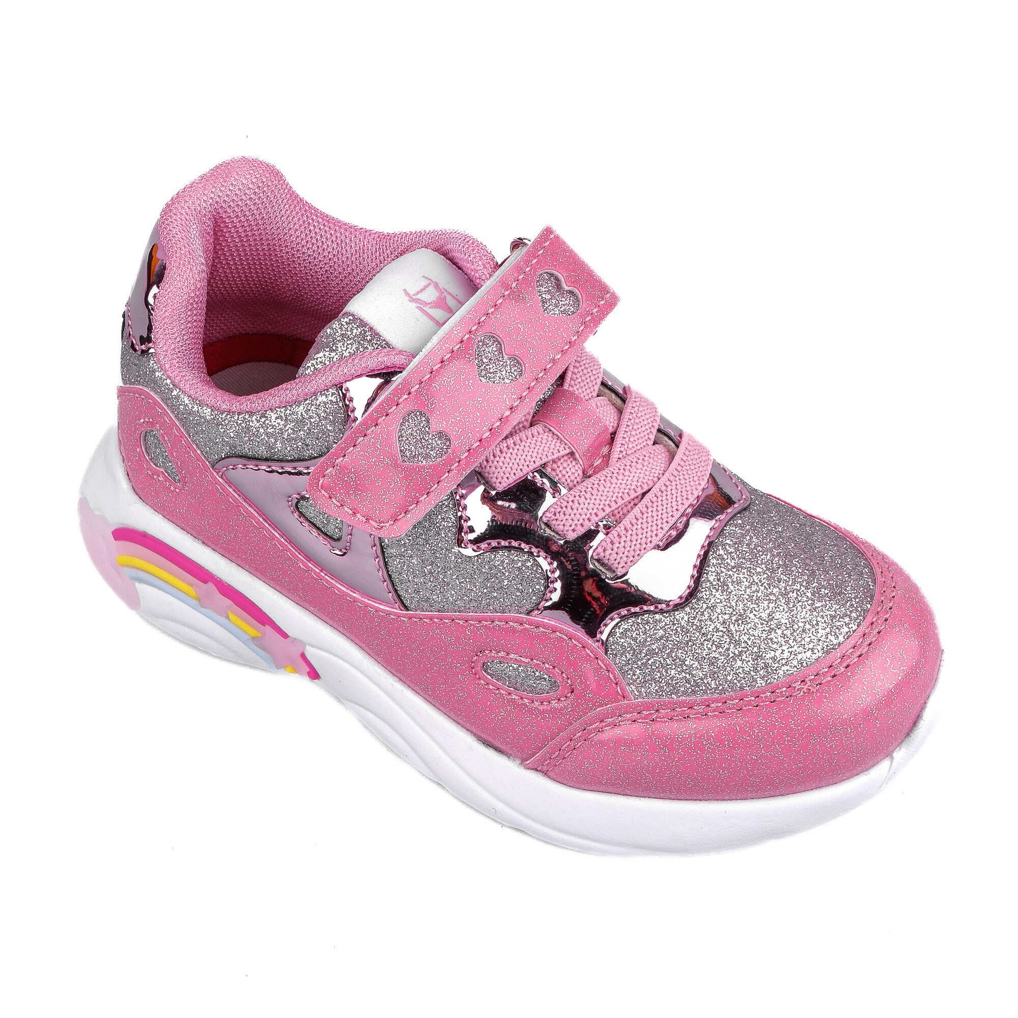 Buckhead Çocuk Işıklı Spor Ayakkabı Diana 4348 PEMBE LOVE - Buckhead