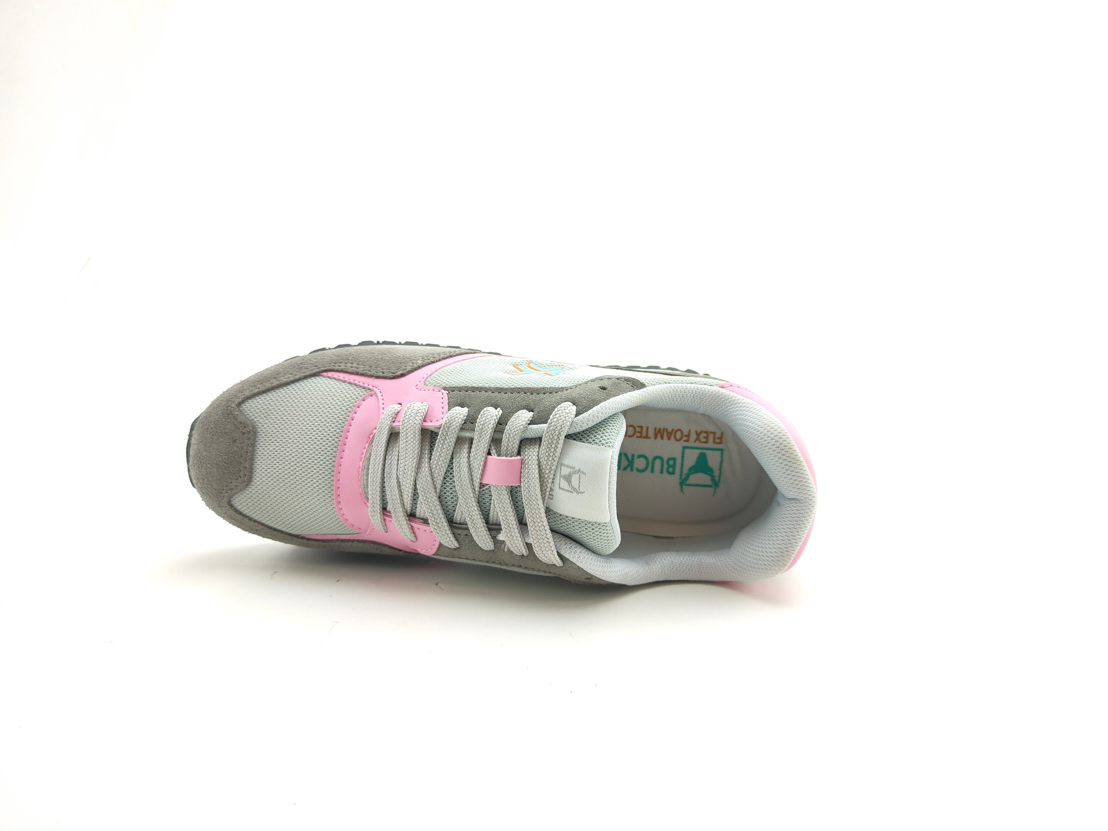 Buckhead Spor Kadın Ayakkabı Fundamental 4021 GRİ - PEMBE - Buckhead