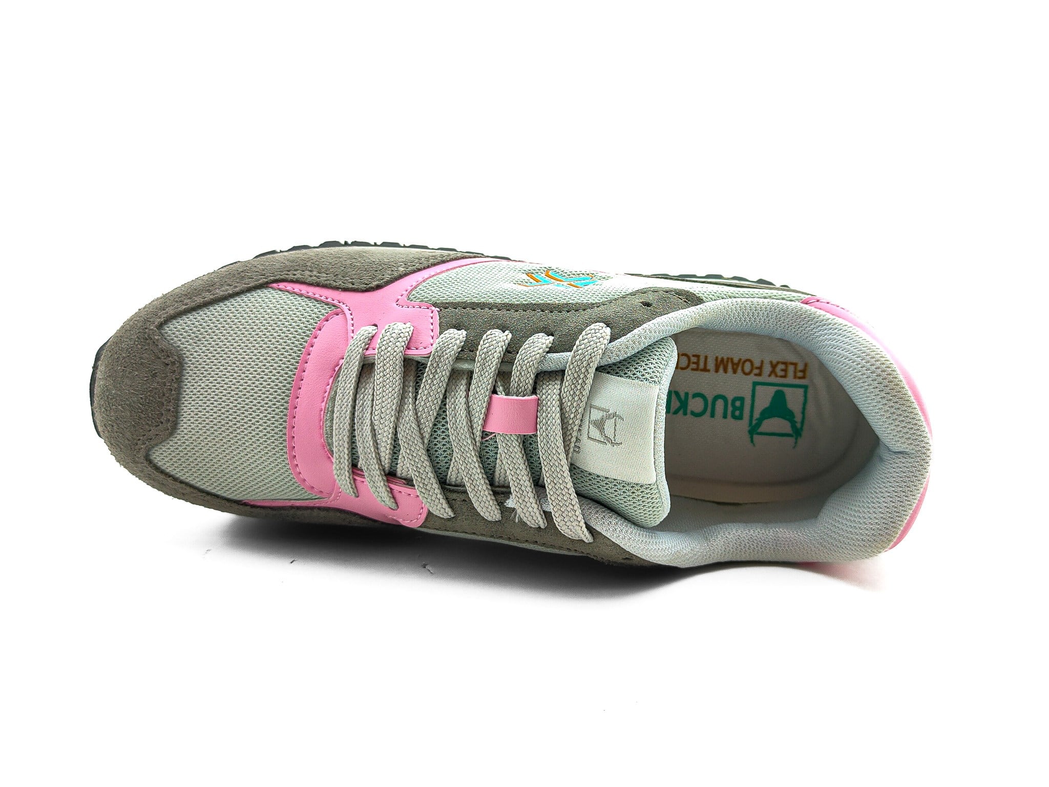 Buckhead Spor Kadın Ayakkabı Fundamental 4021 GRİ - PEMBE - Buckhead