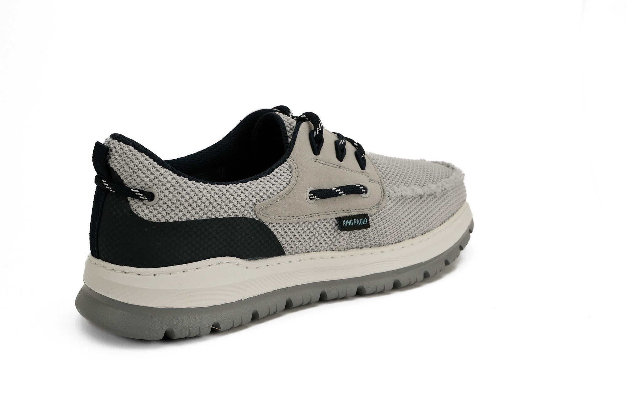 Casual Tekstil Yürüyüş Erkek Ayakkabı KP1339 AÇIK GRİ - King Paolo