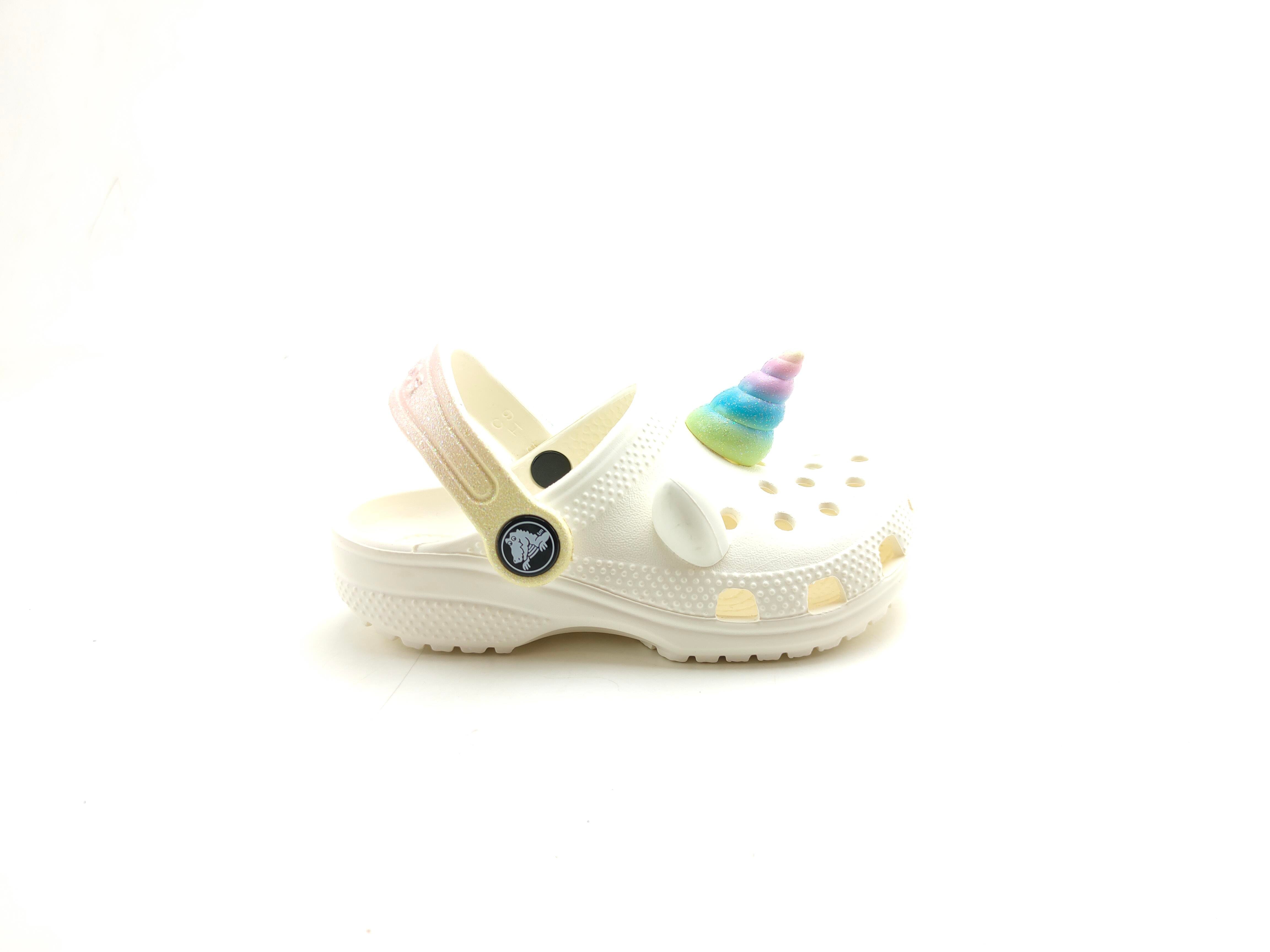 Crocs Çocuk Terlik Beyaz Unicorn 209701 - CROCS