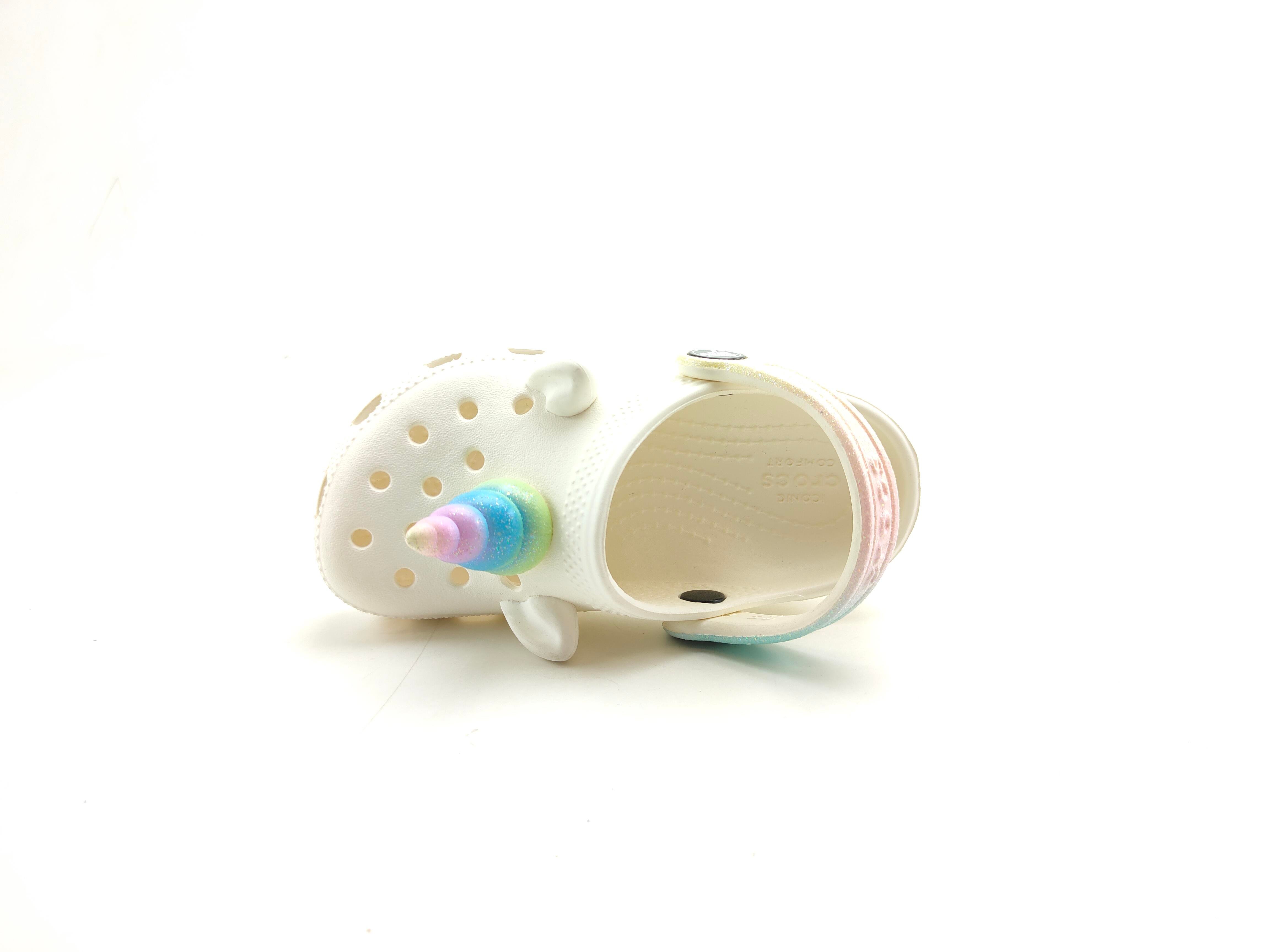 Crocs Çocuk Terlik Beyaz Unicorn 209701 - CROCS