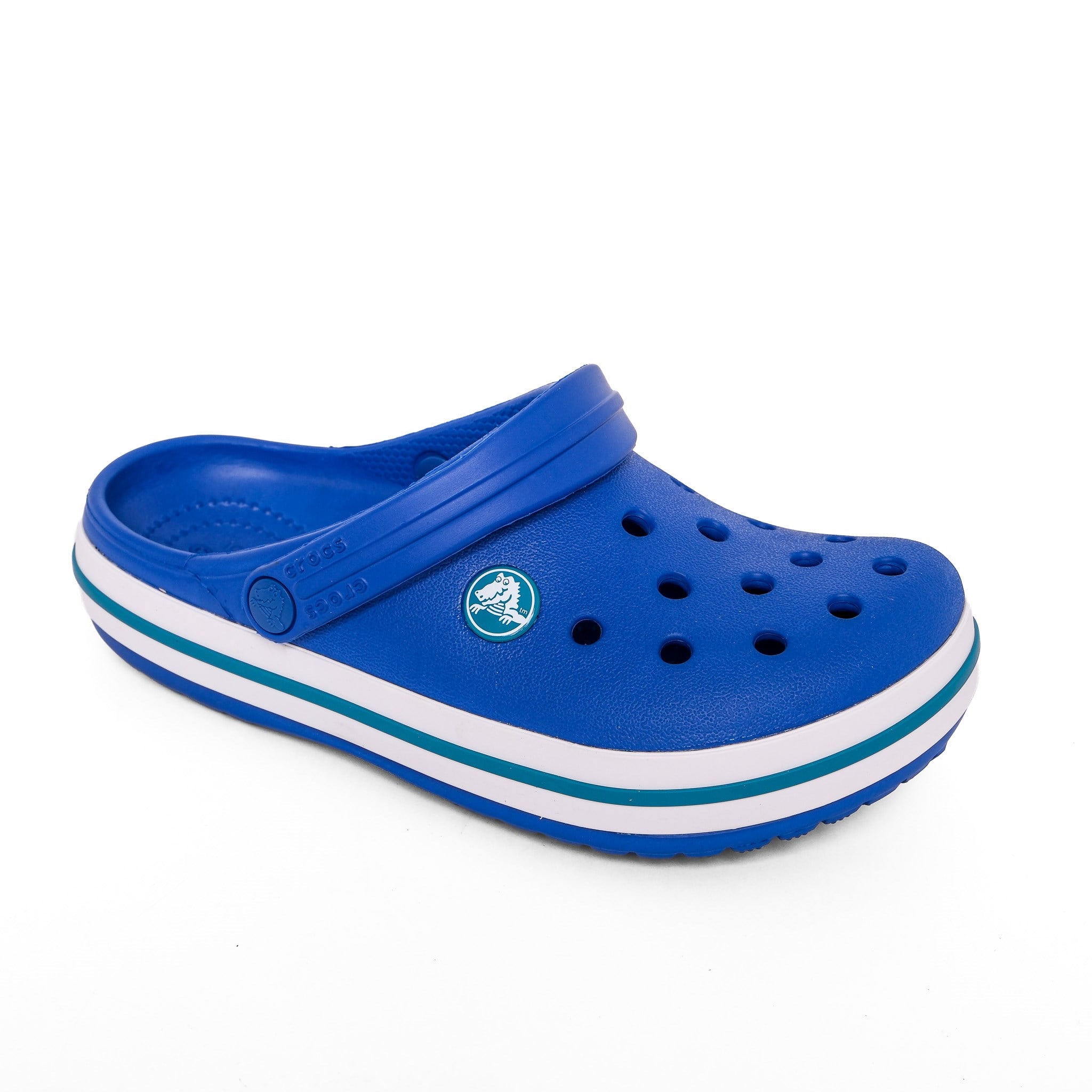 Crocs Çocuk Terlik Crocband Clog K 207006 GÖK MAVİSİ - YEŞİL - Crocs
