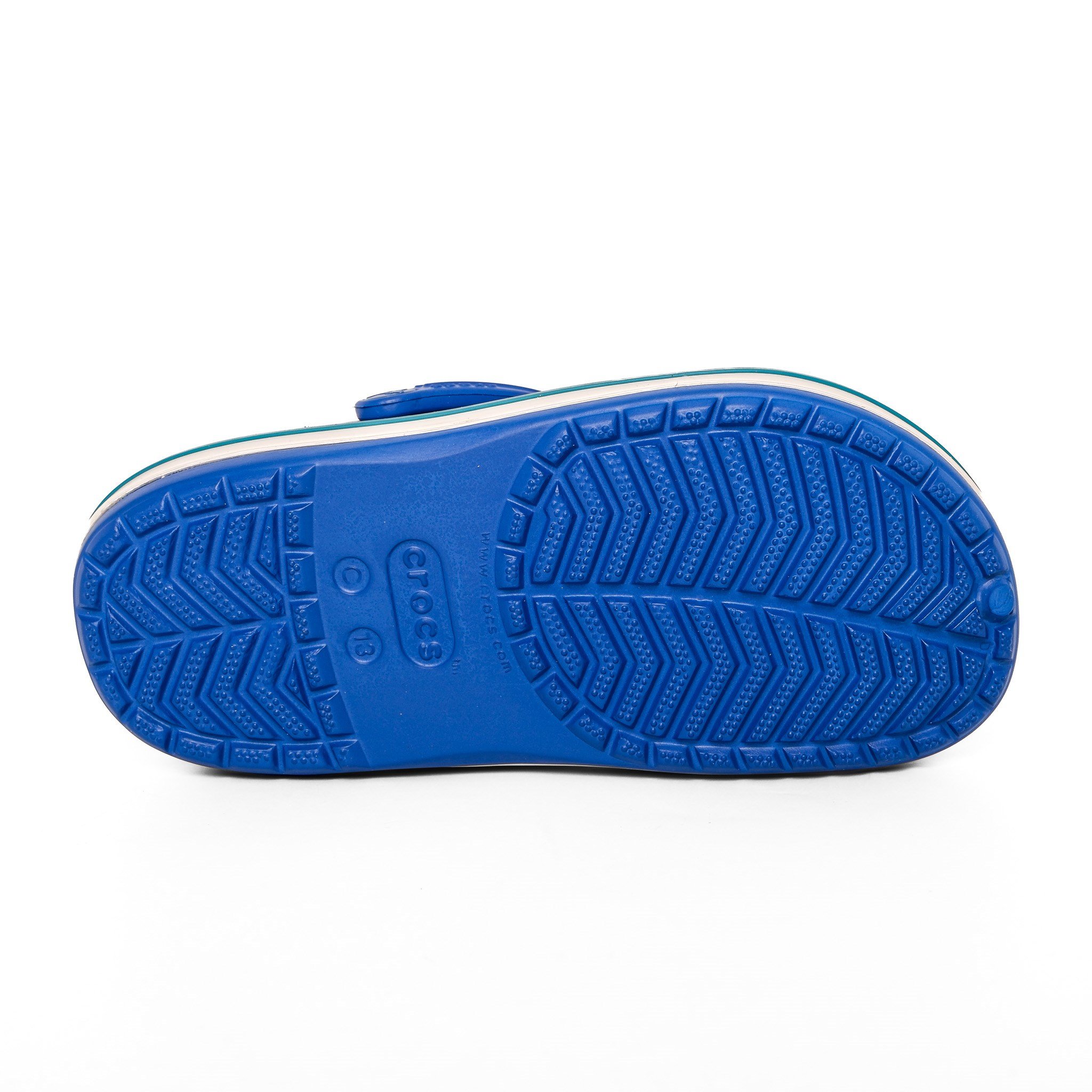 Crocs Çocuk Terlik Crocband Clog K 207006 GÖK MAVİSİ - YEŞİL - Crocs