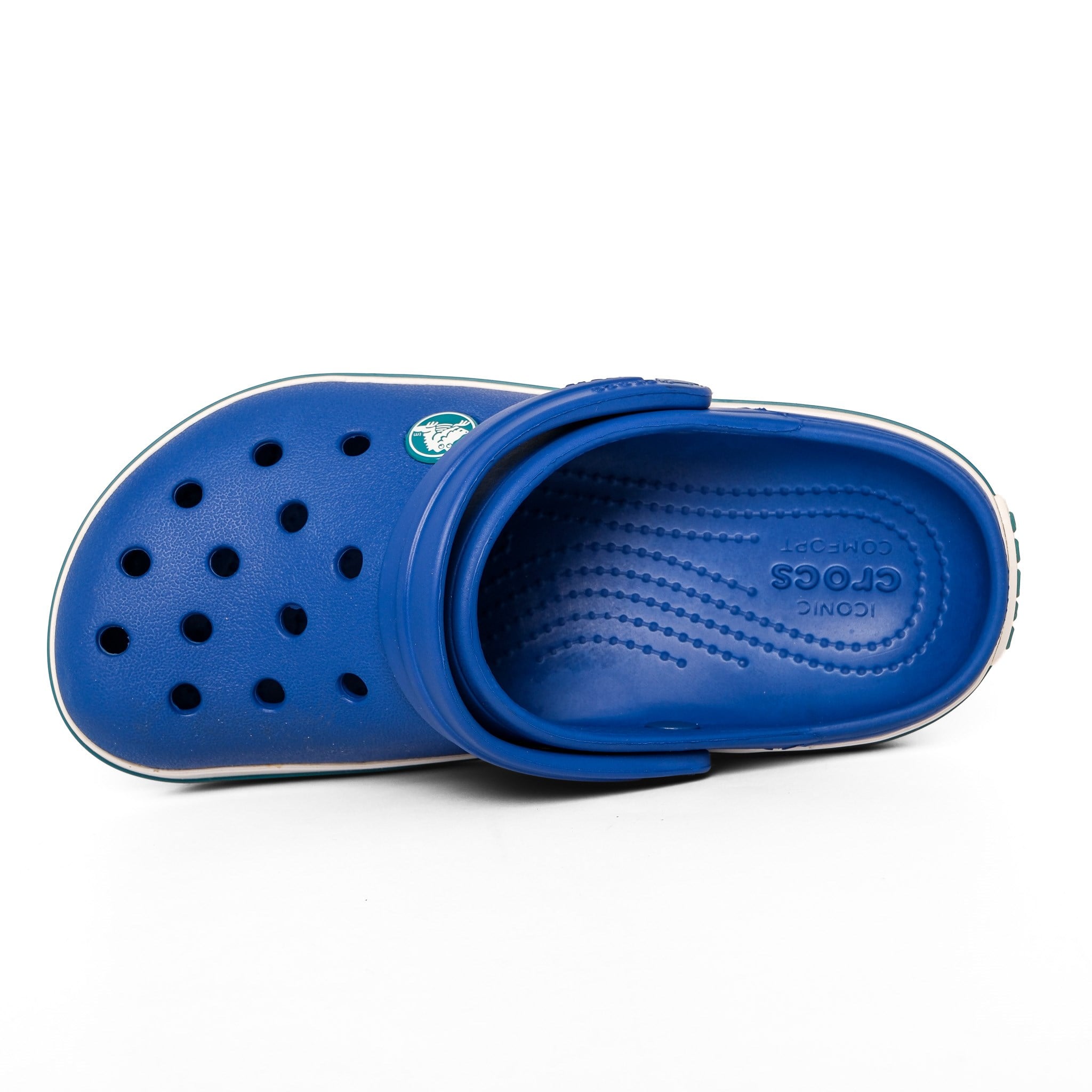 Crocs Çocuk Terlik Crocband Clog K 207006 GÖK MAVİSİ - YEŞİL - Crocs