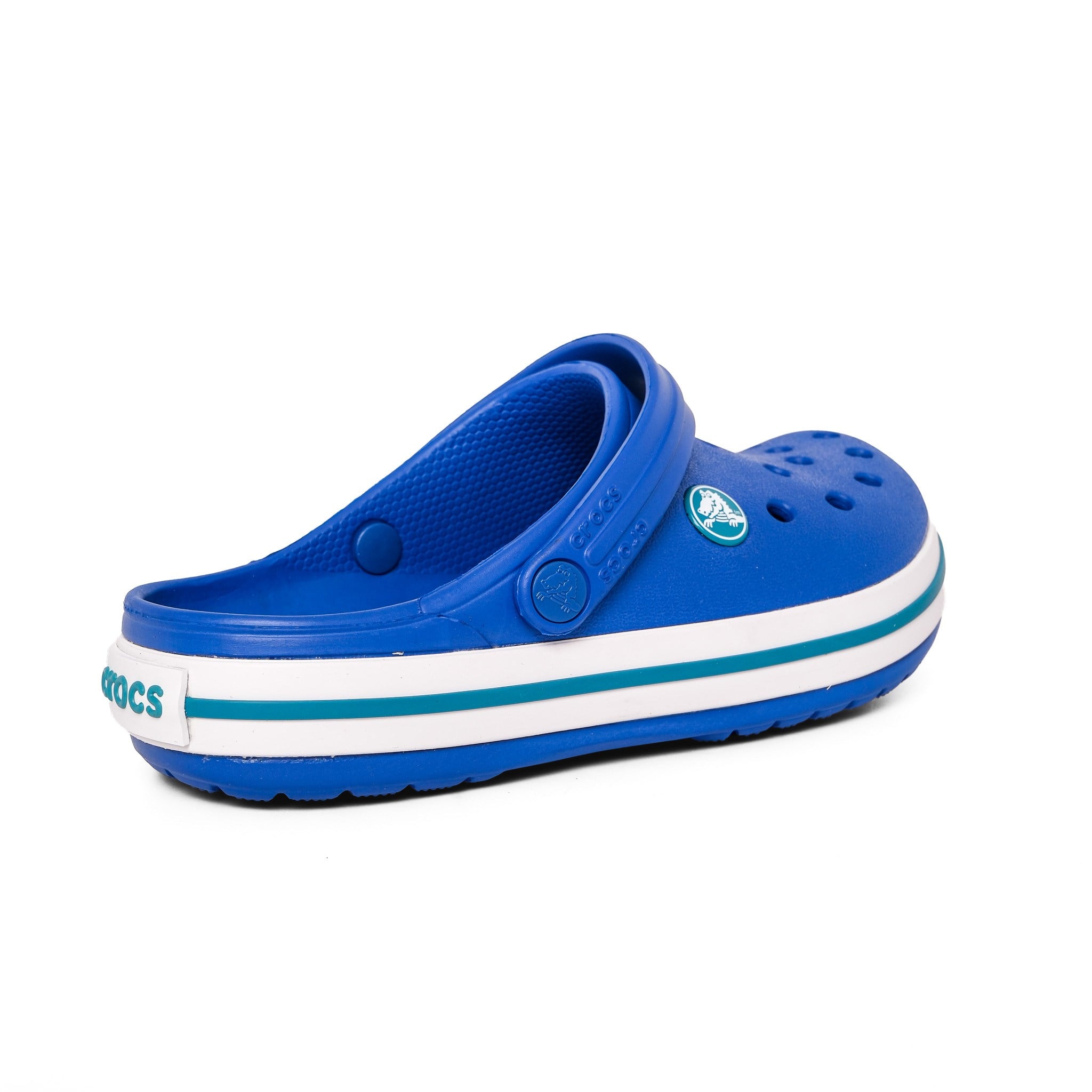 Crocs Çocuk Terlik Crocband Clog K 207006 GÖK MAVİSİ - YEŞİL - Crocs