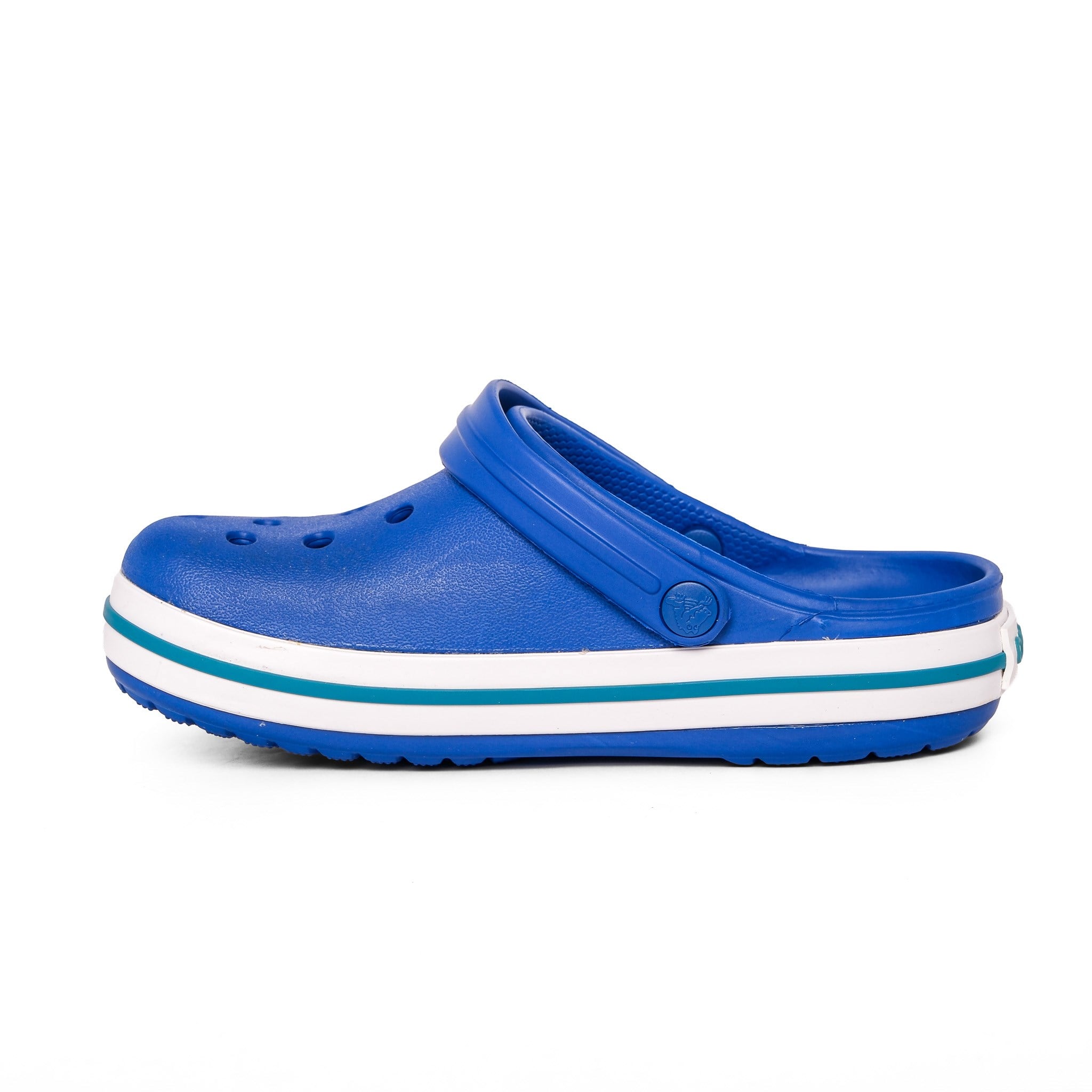 Crocs Çocuk Terlik Crocband Clog K 207006 GÖK MAVİSİ - YEŞİL - Crocs