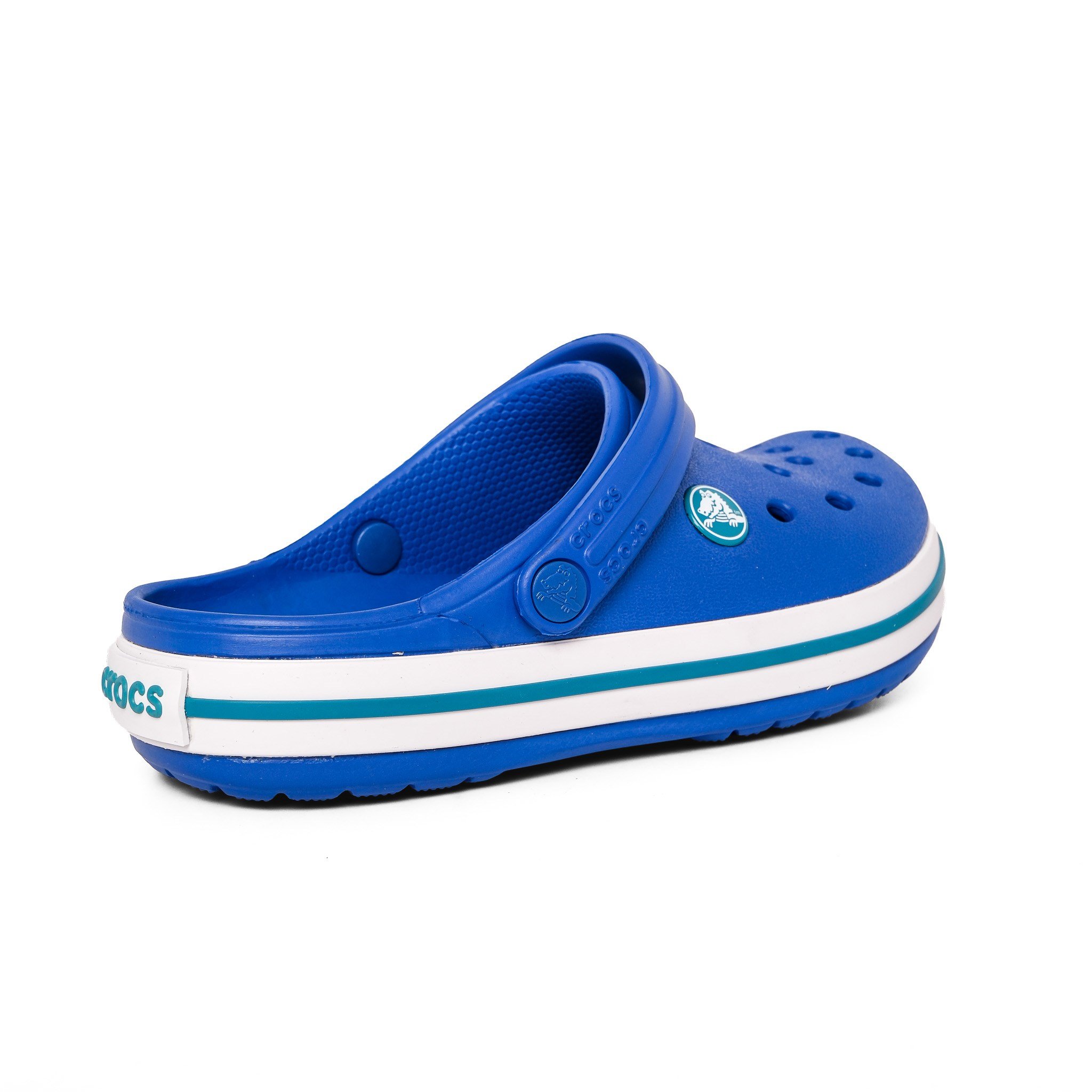 Crocs Çocuk Terlik Crocband Clog T 207005 GÖK MAVİSİ - YEŞİL - Crocs