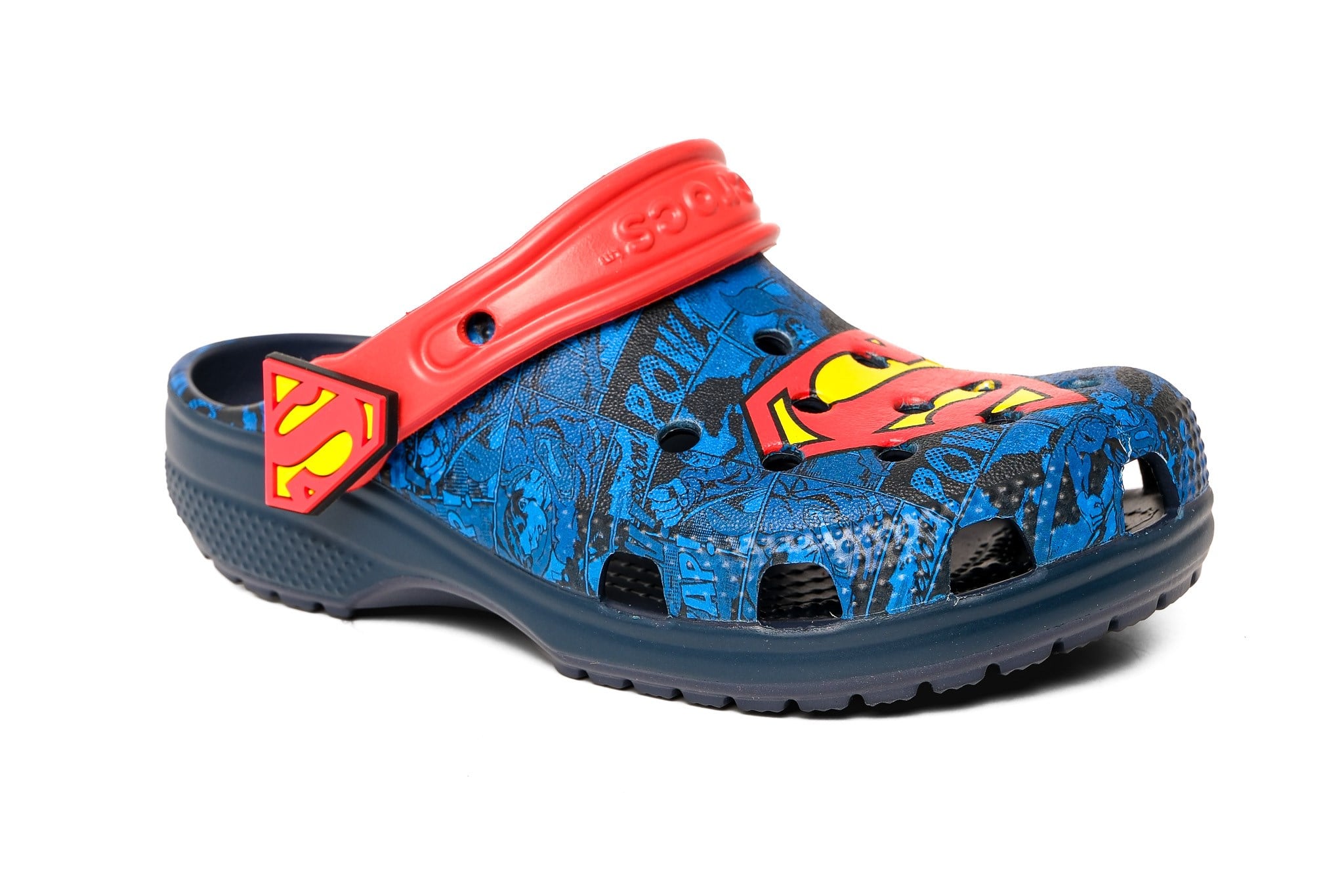 Crocs Çocuk Terlik Superman Classic Clog K 211132 MAVİ - KIRMIZI - Crocs
