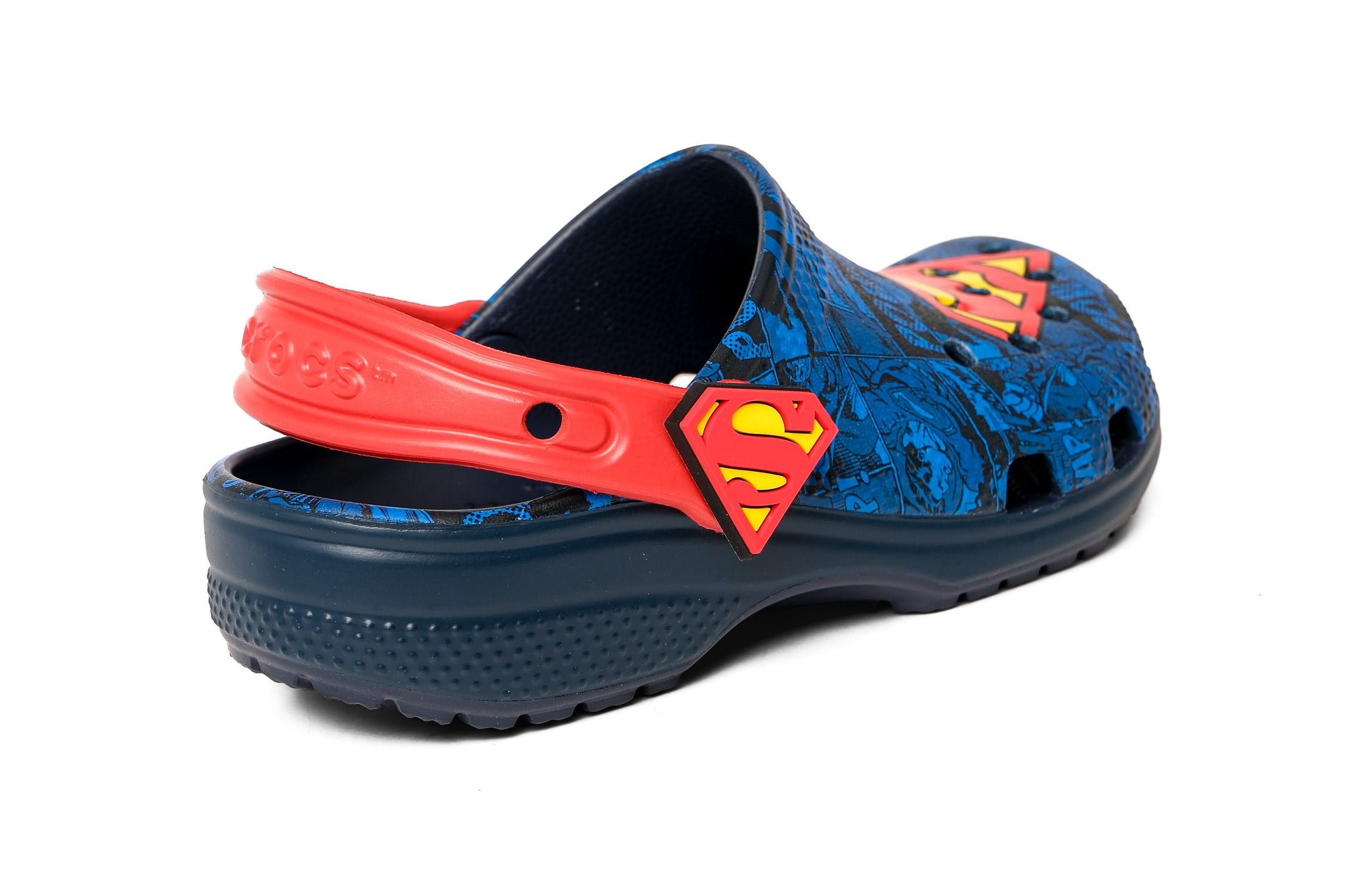 Crocs Çocuk Terlik Superman Classic Clog K 211132 MAVİ - KIRMIZI - Crocs