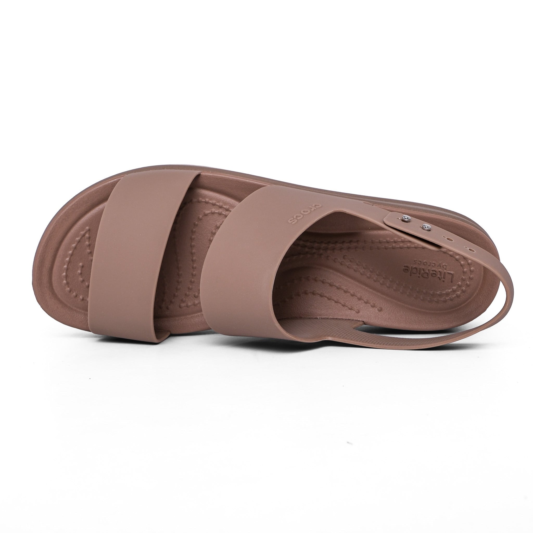 Crocs Kadın Sandalet Brooklyn Low Wedge 206453 LATTE - Crocs