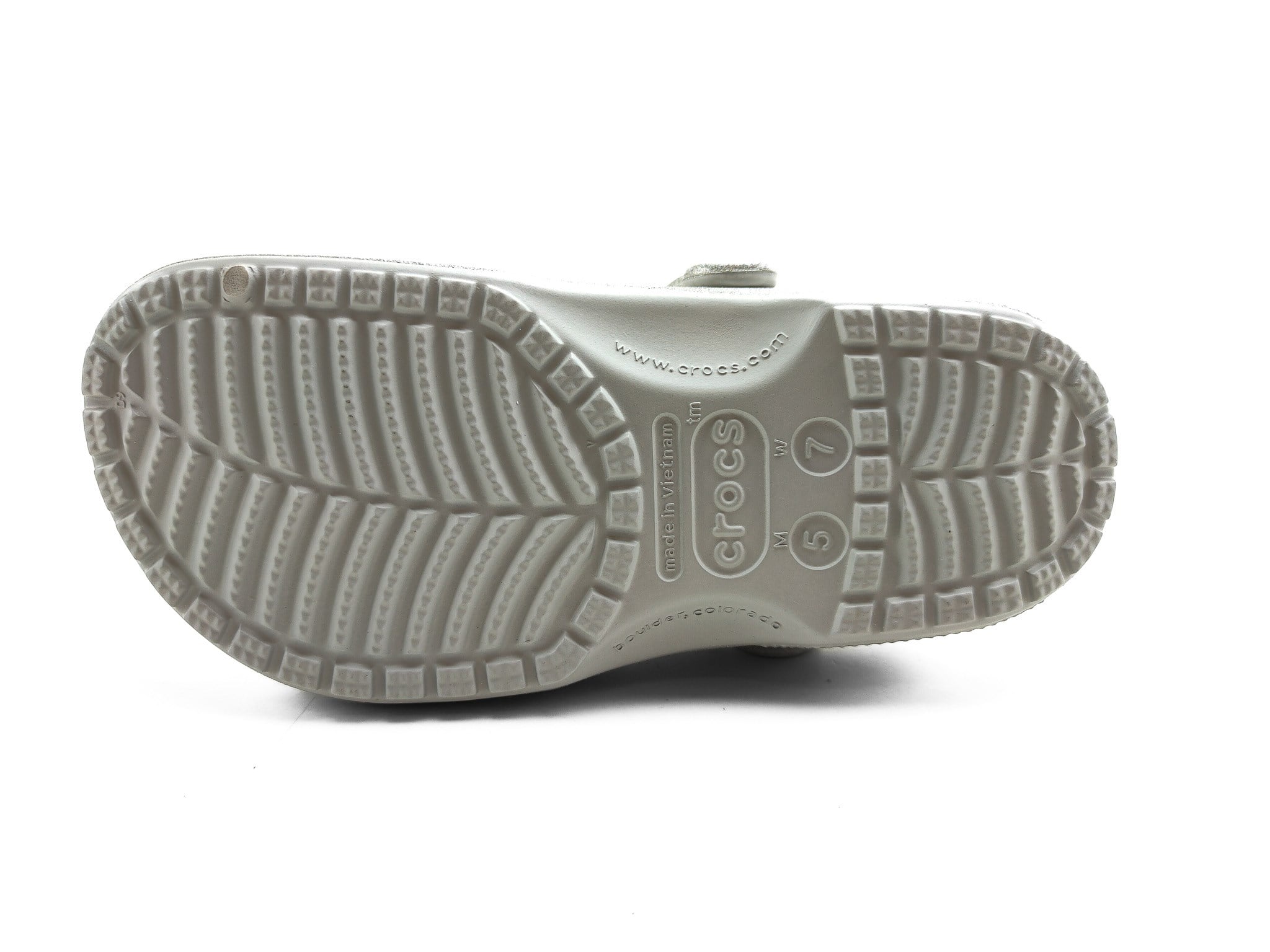 Crocs Terlik Classic Glitter Clog 205942 SİLVER - Crocs