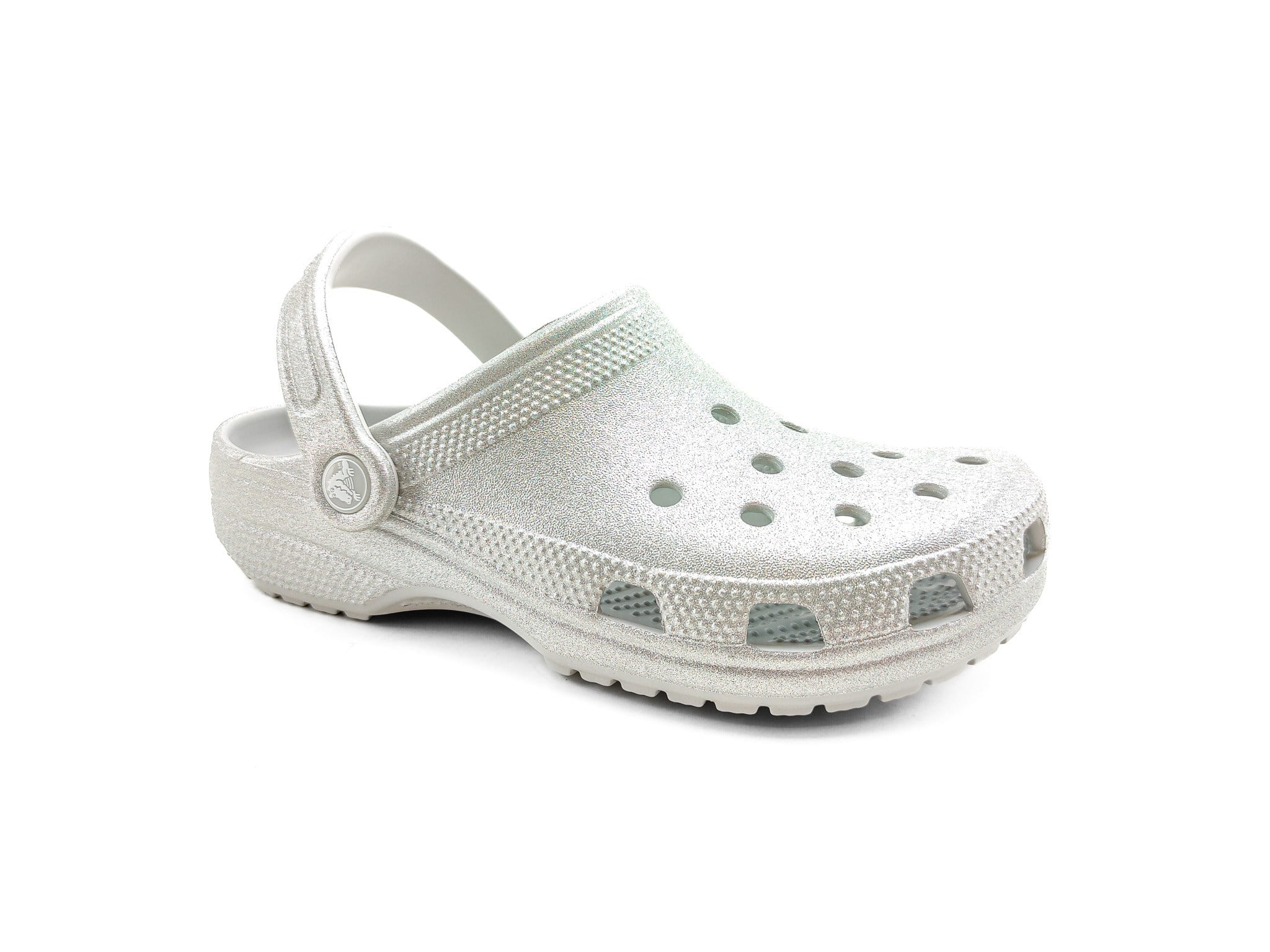 Crocs Terlik Classic Glitter Clog 205942 SİLVER - Crocs