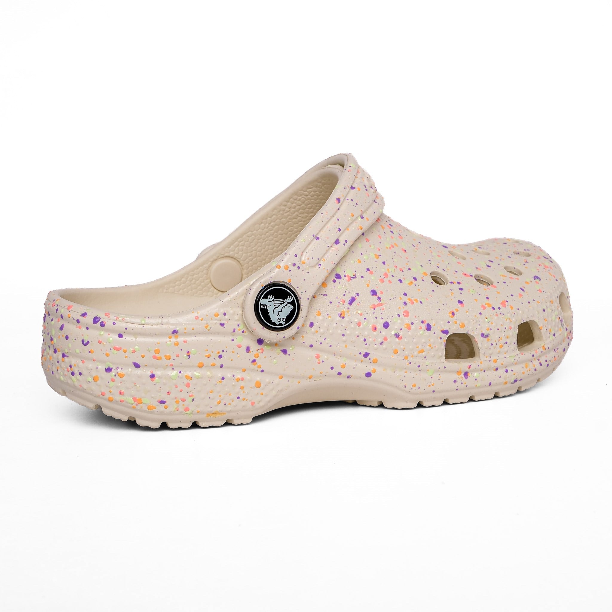 Crocs Terlik Classic Glow Paint 212495 KREM BOYALI - Crocs