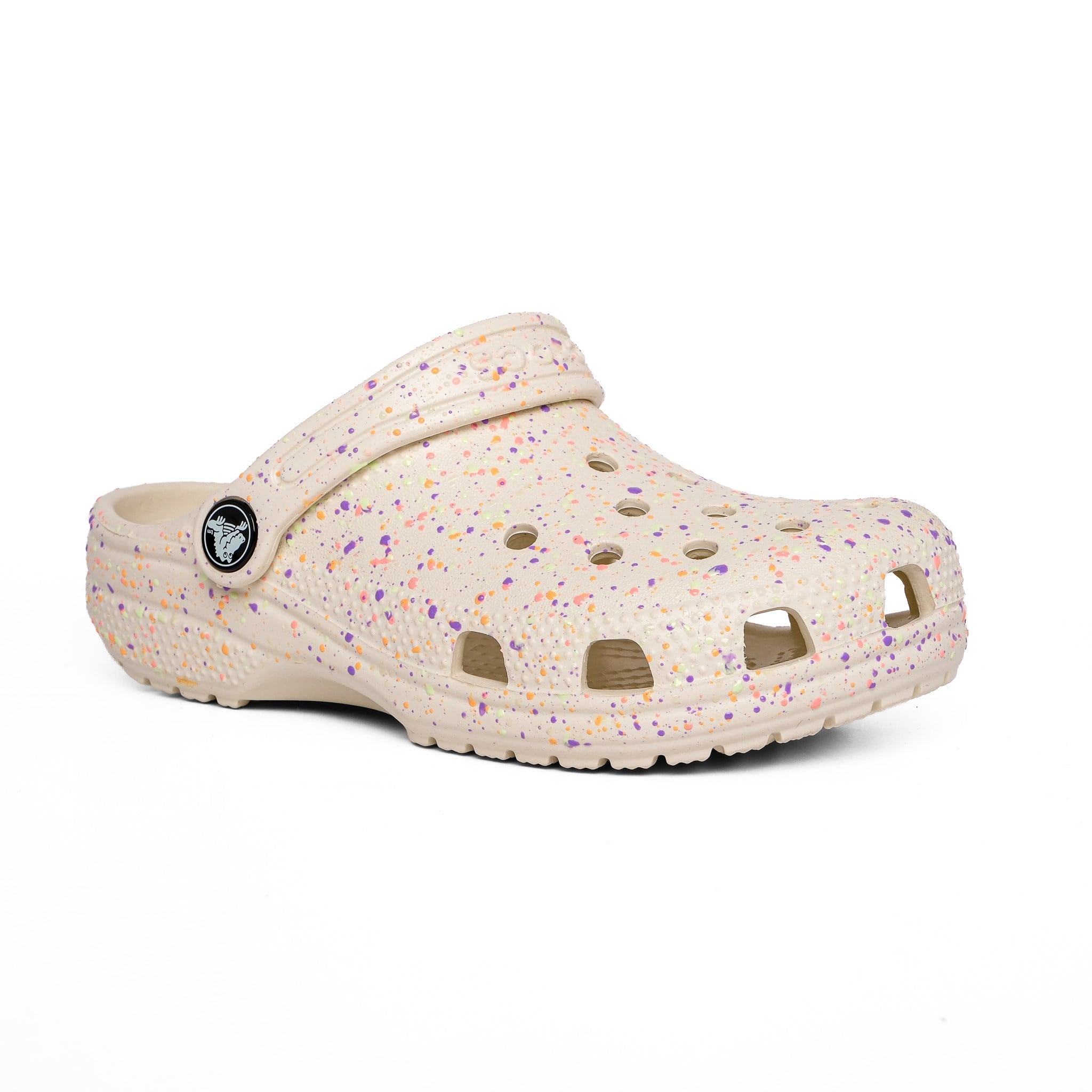 Crocs Terlik Classic Glow Paint 212495 KREM BOYALI - Crocs