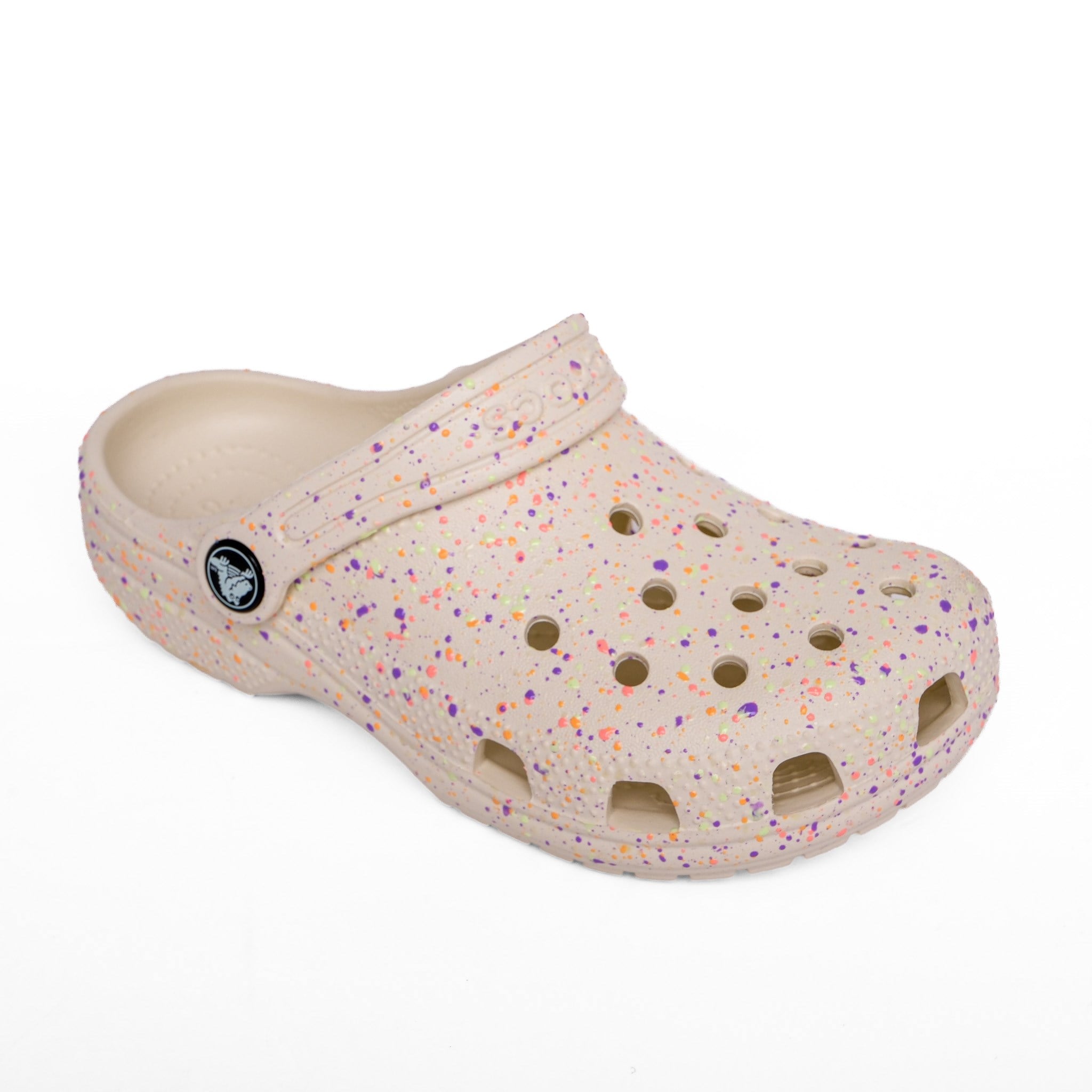 Crocs Terlik Classic Glow Paint 212495 KREM BOYALI - Crocs