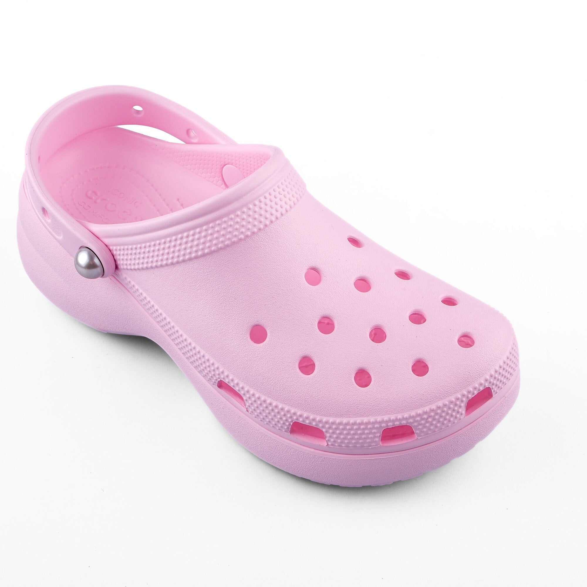 Crocs Terlik Classic Platform Pearl Clog 211231 PEMBE - Crocs