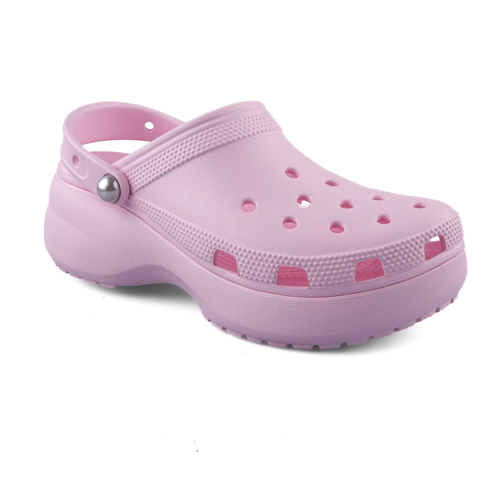 Crocs Terlik Classic Platform Pearl Clog 211231 PEMBE - Crocs