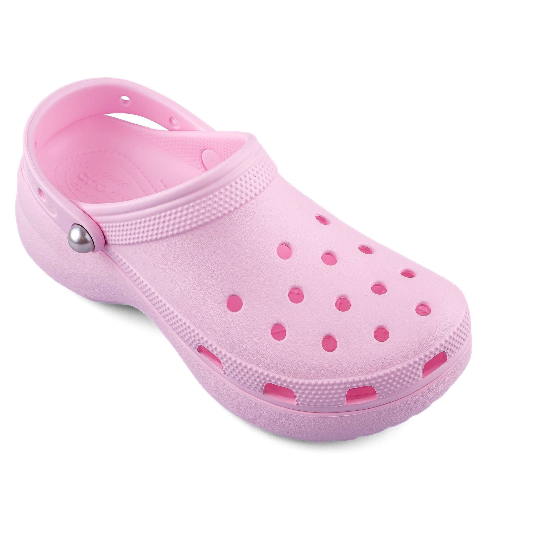Crocs Terlik Classic Platform Pearl Clog 211231 PEMBE - Crocs