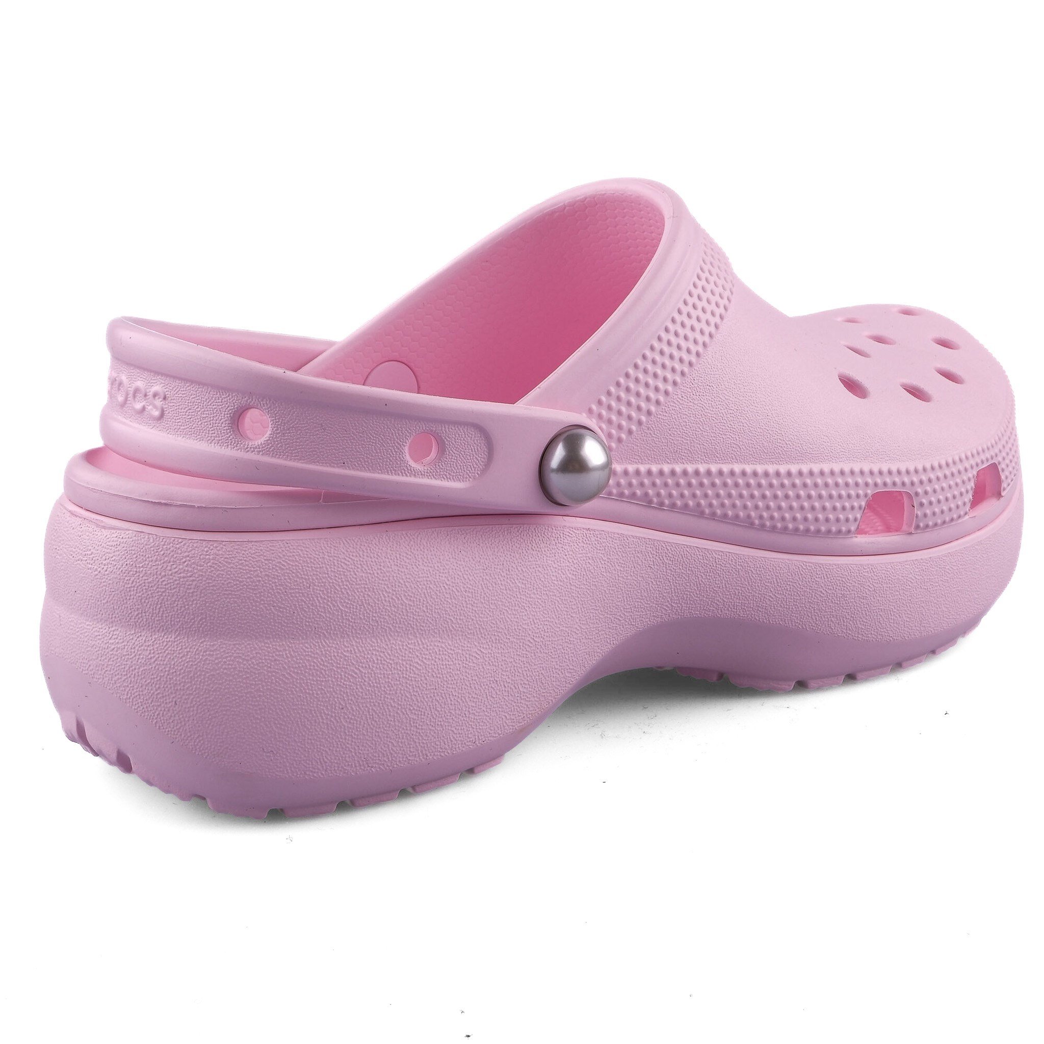Crocs Terlik Classic Platform Pearl Clog 211231 PEMBE - Crocs