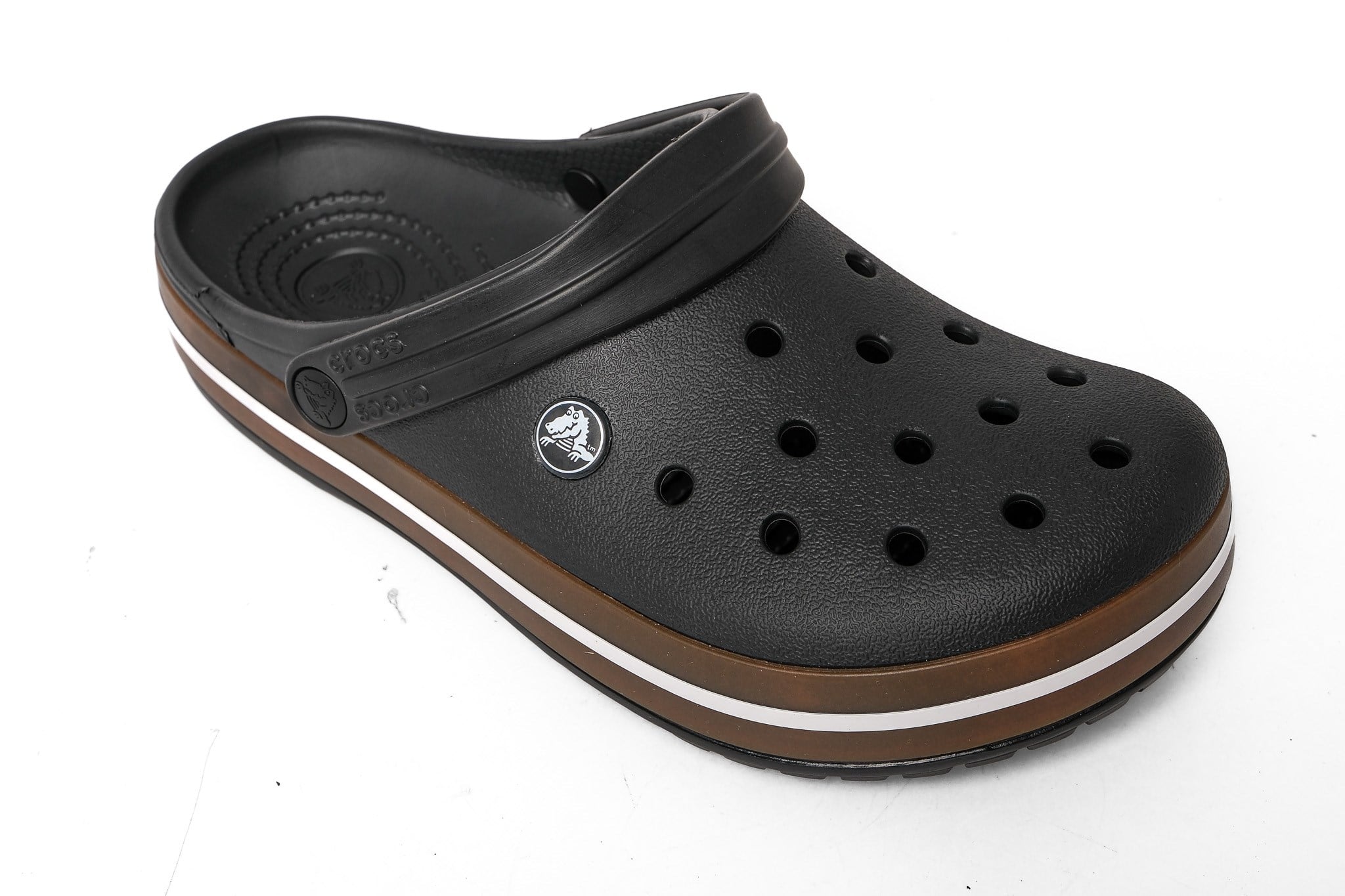 Crocs Terlik Crocband Gum Clog 212756 SİYAH - KAHVE - Crocs