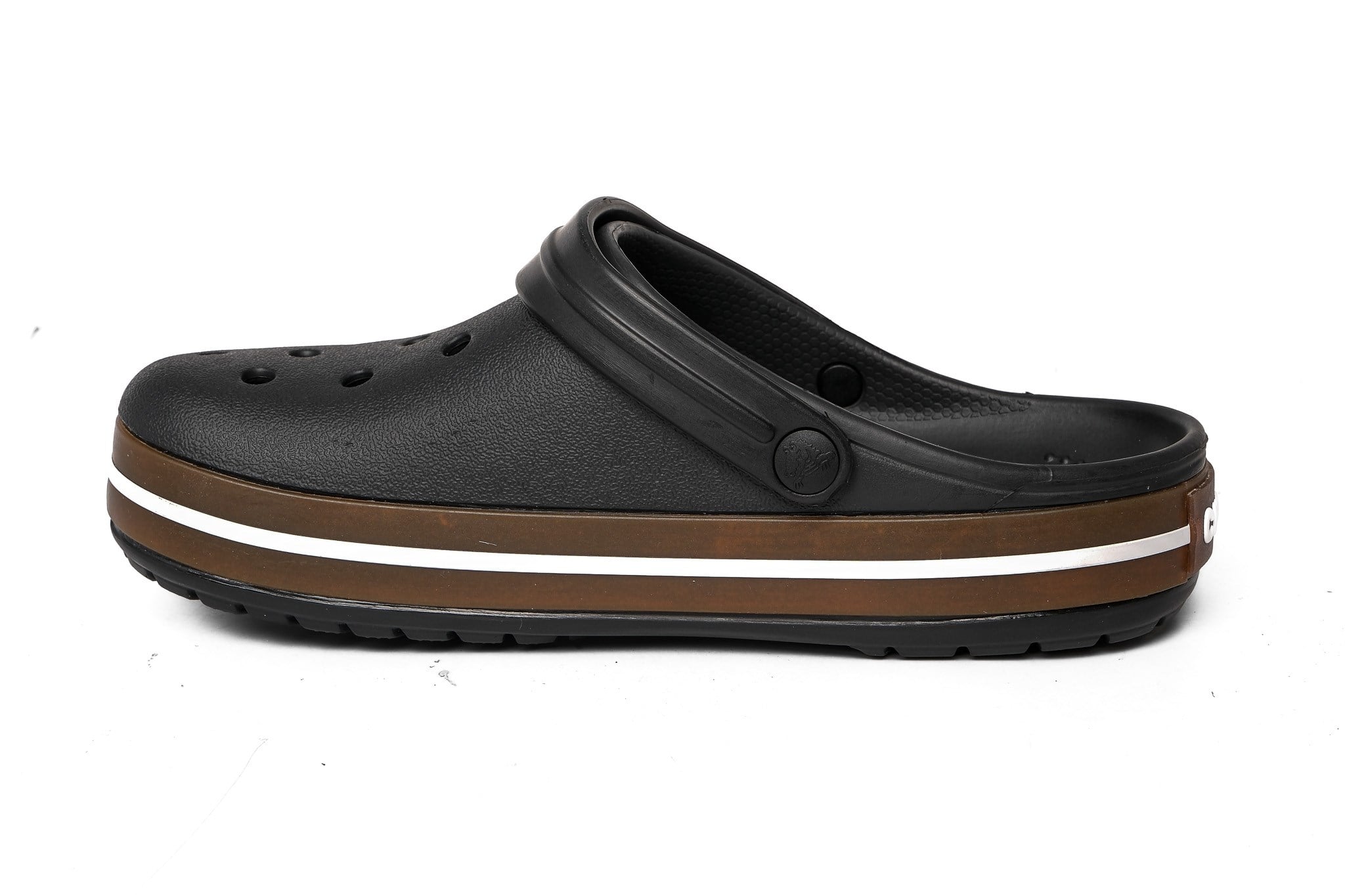 Crocs Terlik Crocband Gum Clog 212756 SİYAH - KAHVE - Crocs
