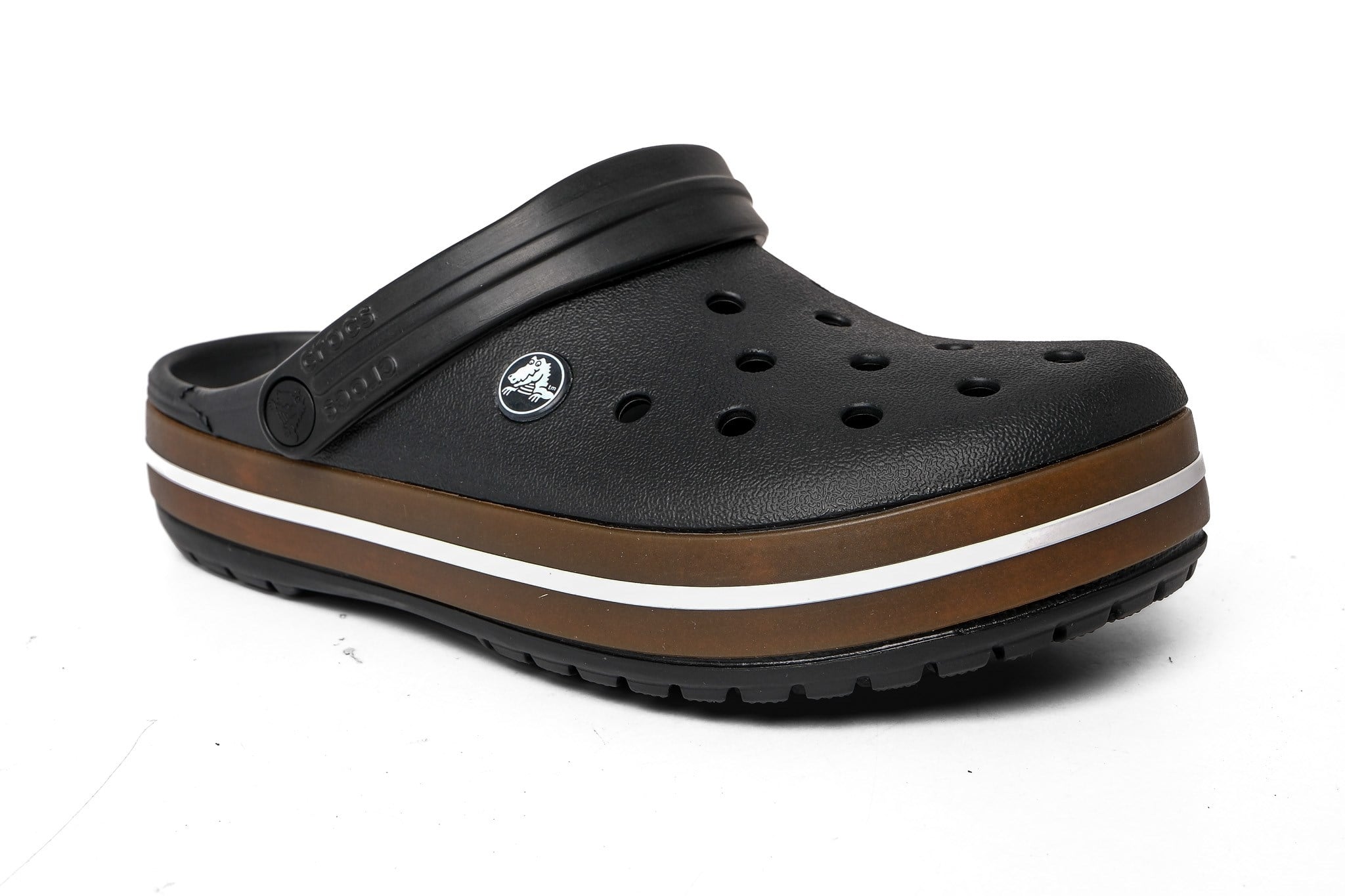 Crocs Terlik Crocband Gum Clog 212756 SİYAH - KAHVE - Crocs
