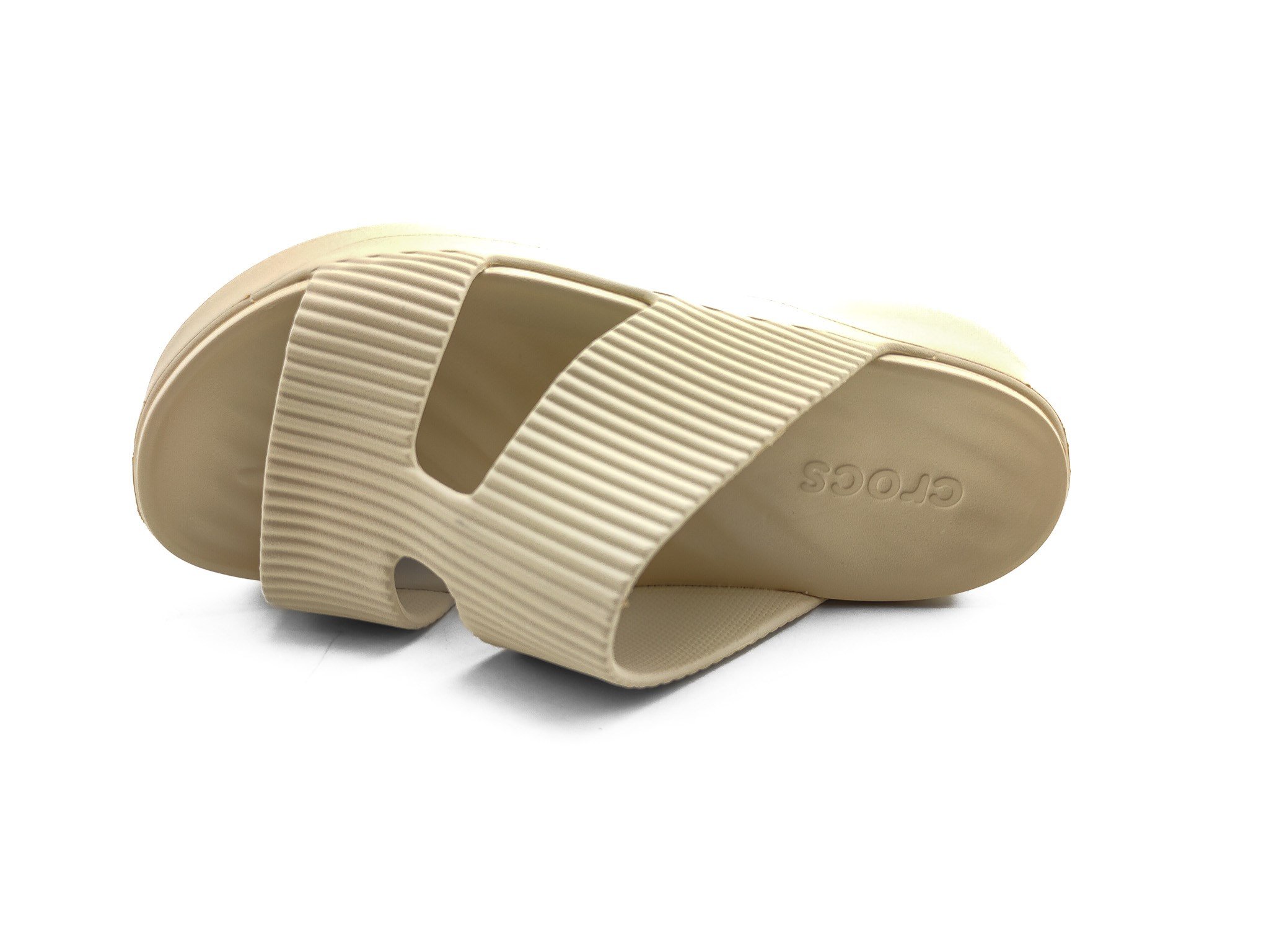 Crocs Terlik Getaway Groove Platform HStrap 210701 KREM - Crocs