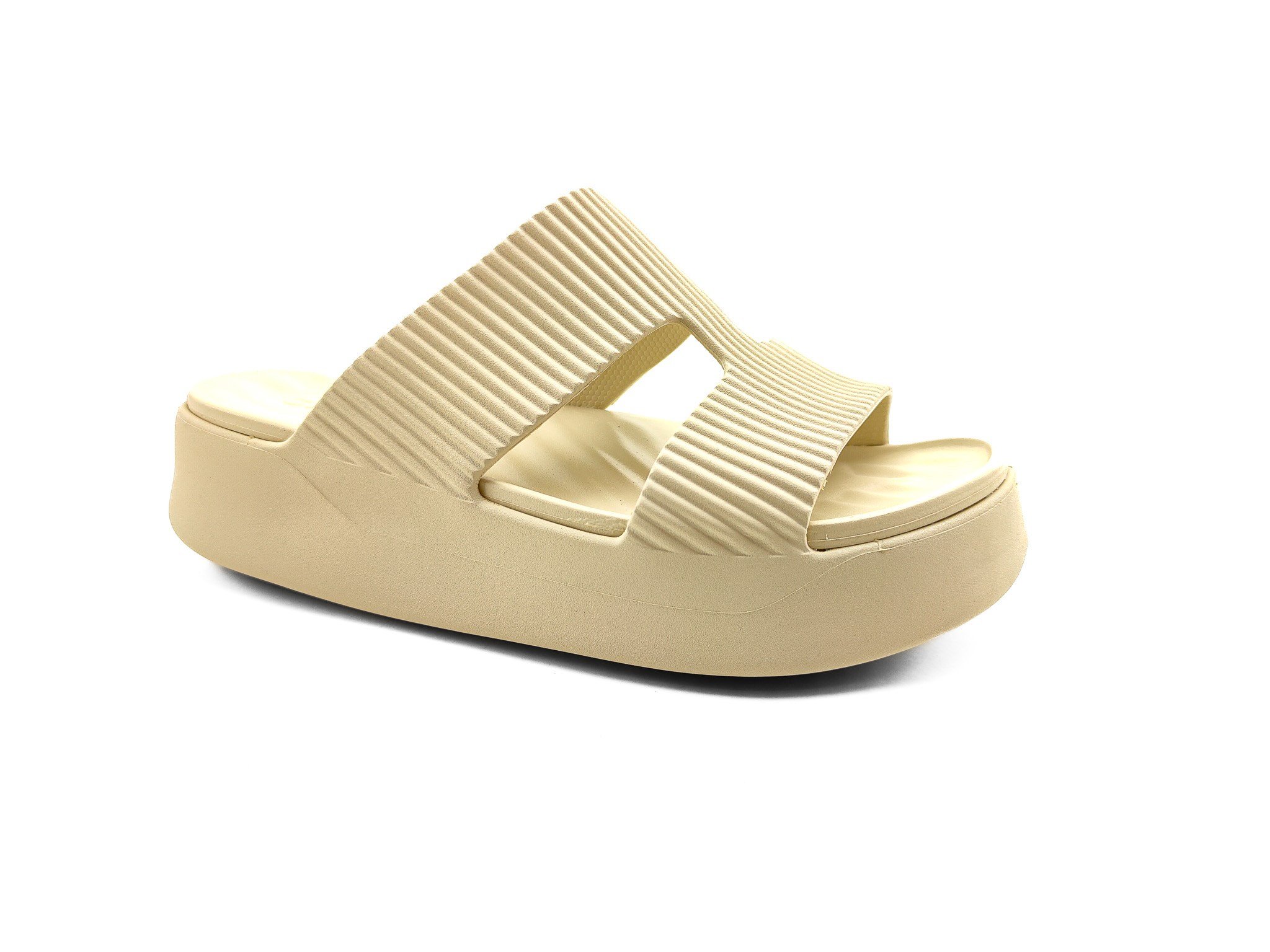 Crocs Terlik Getaway Groove Platform HStrap 210701 KREM - Crocs
